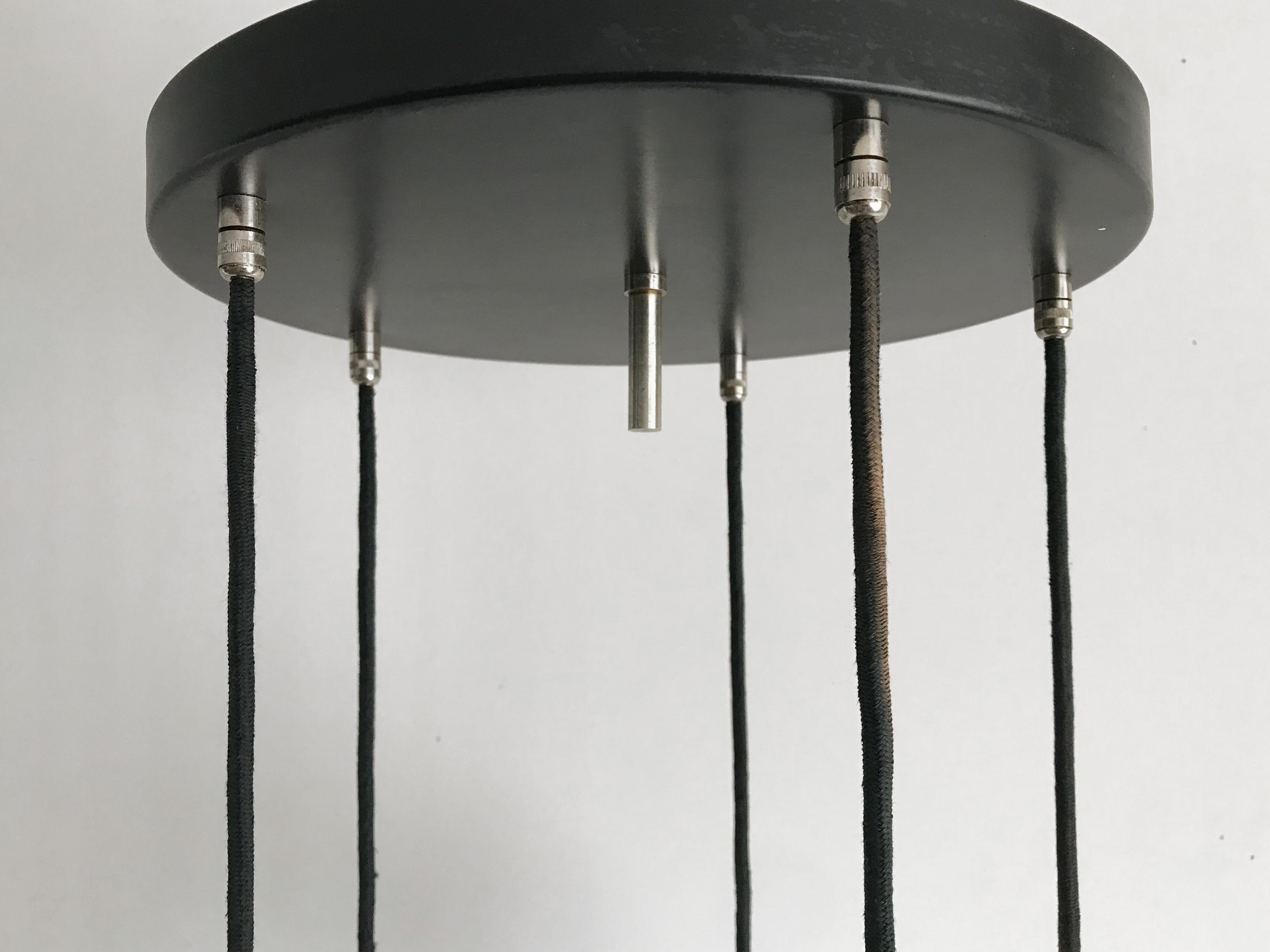 Sergio Mazza for Artemide Italian Mid-Century Modern Glass Pendant Lamp, 1960s For Sale 11