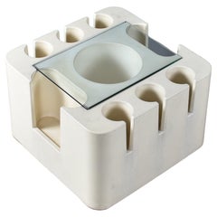 Sergio Mazza for Artemide Italian Space Age Bacco Bar Cart