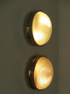 Sergio Mazza pour Artemide Appliques en verre en laiton du milieu du siècle Sigma Model 1960s