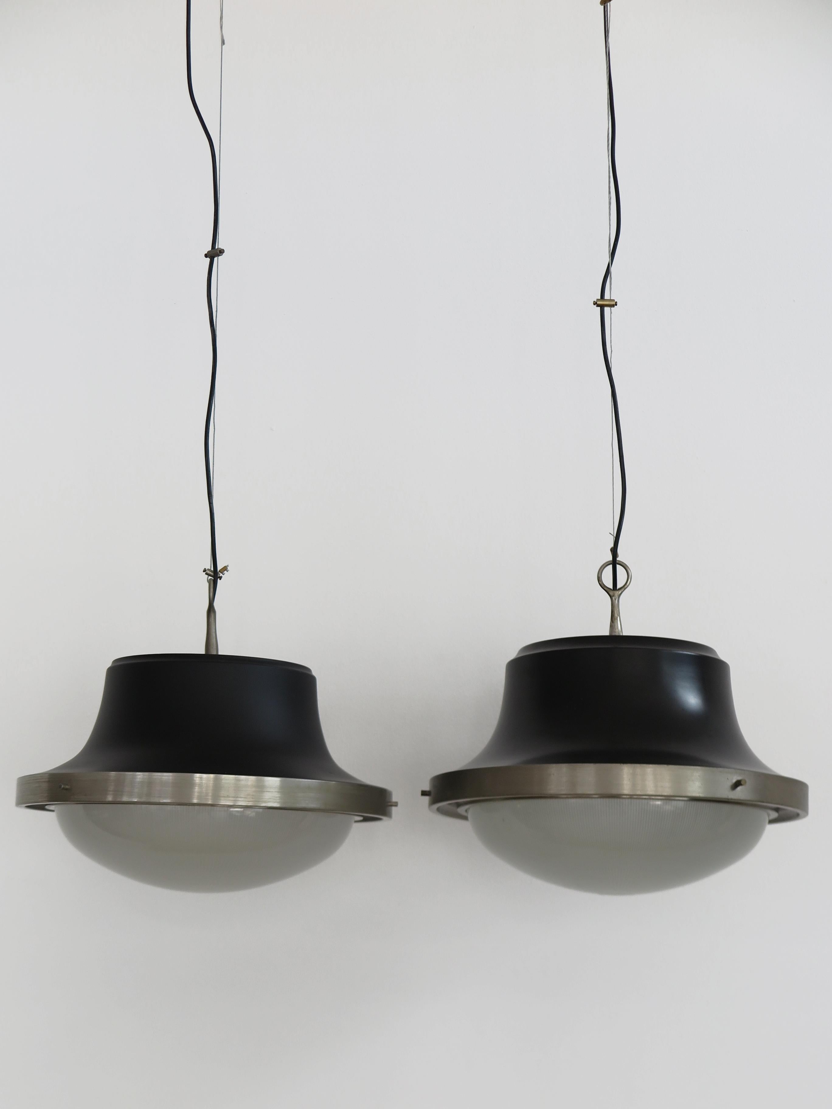 Mid-Century moderno Sergio Mazza per Artemide Lampade a sospensione del Medioevo 