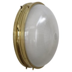 Wandleuchte „Sigma“ aus Messingglas, Sergio Mazza für Artemide, Mid-Century, 1960er Jahre