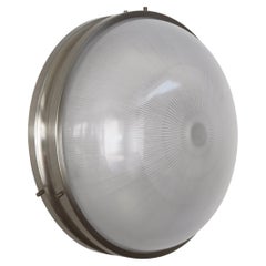 Sergio Mazza per Artemide Applique da parete "Sigma" in metallo e vetro del 1960