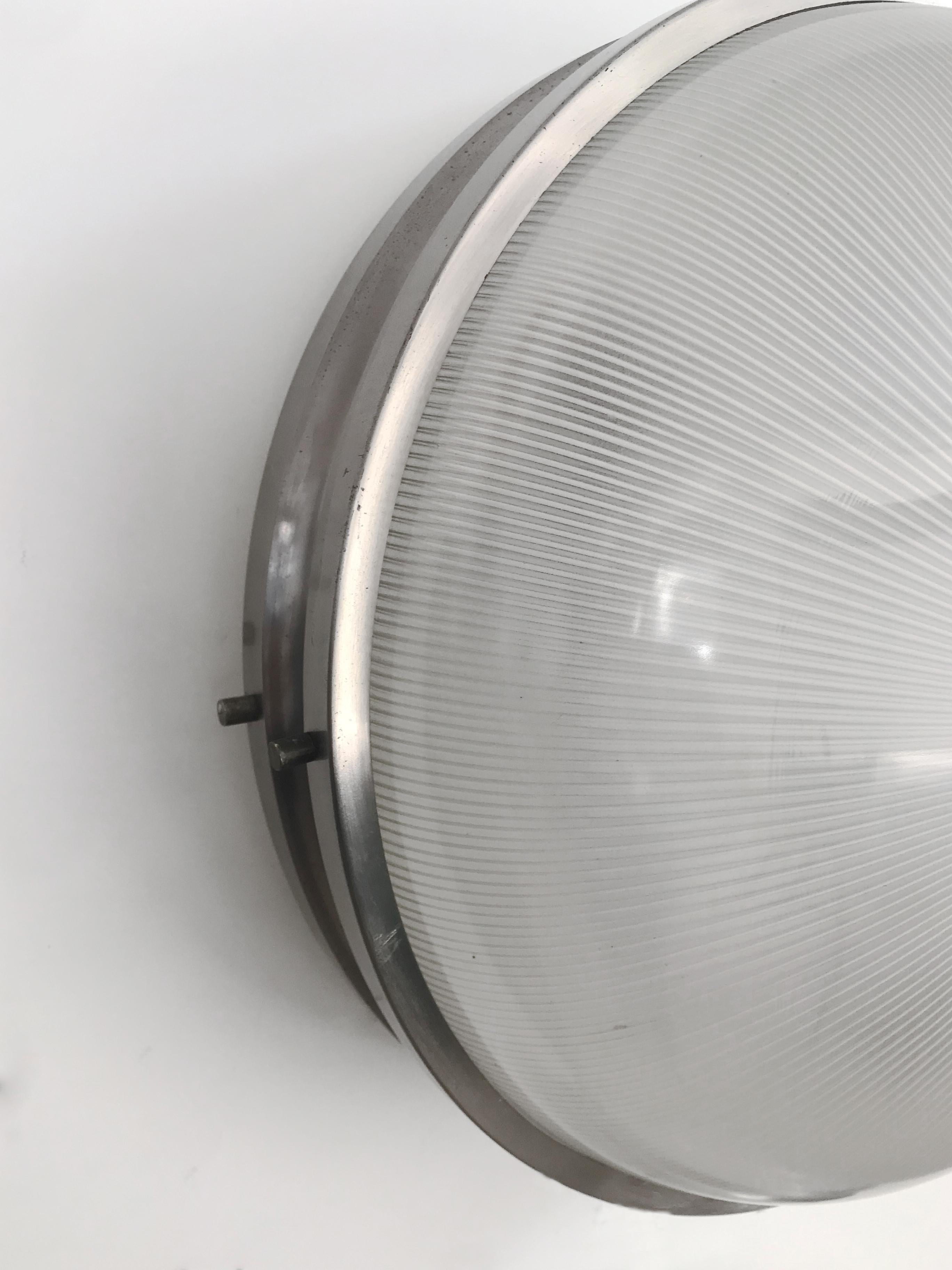 Sergio Mazza per Artemide Lampade da parete in metallo e vetro del Medioevo Sigma Model 1960s 7