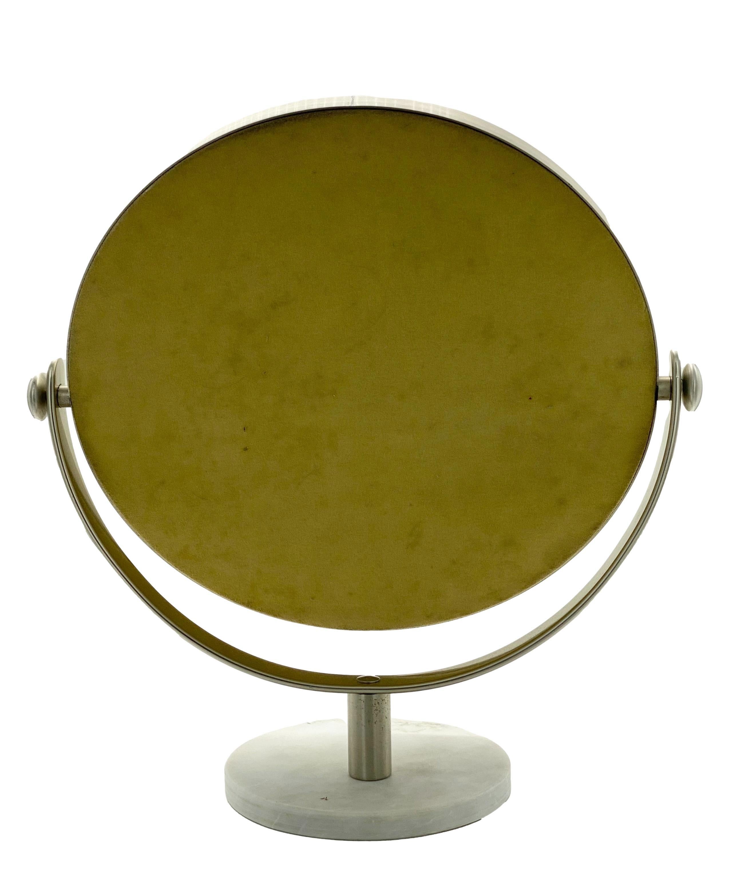 Style Adam Miroir de table « Narciso » de Sergio Mazza pour Artemide, Italie, 1976 en vente