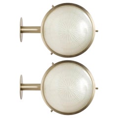 Sergio Mazza for Artemide Pair of Sigma Wall Lights, Italy 1960s