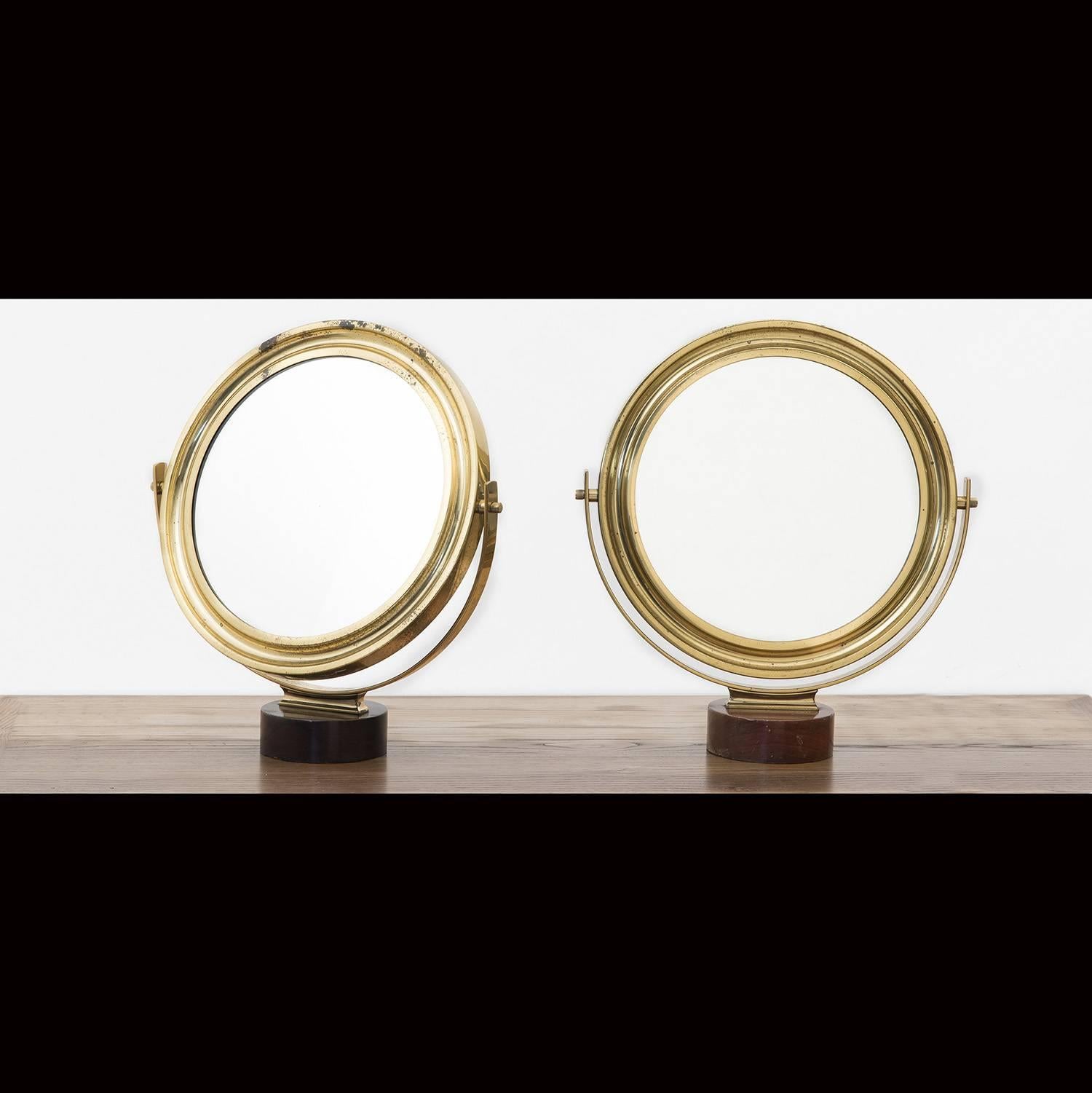 Sergio Mazza for Artemide, Pair of Table Mirrors 3