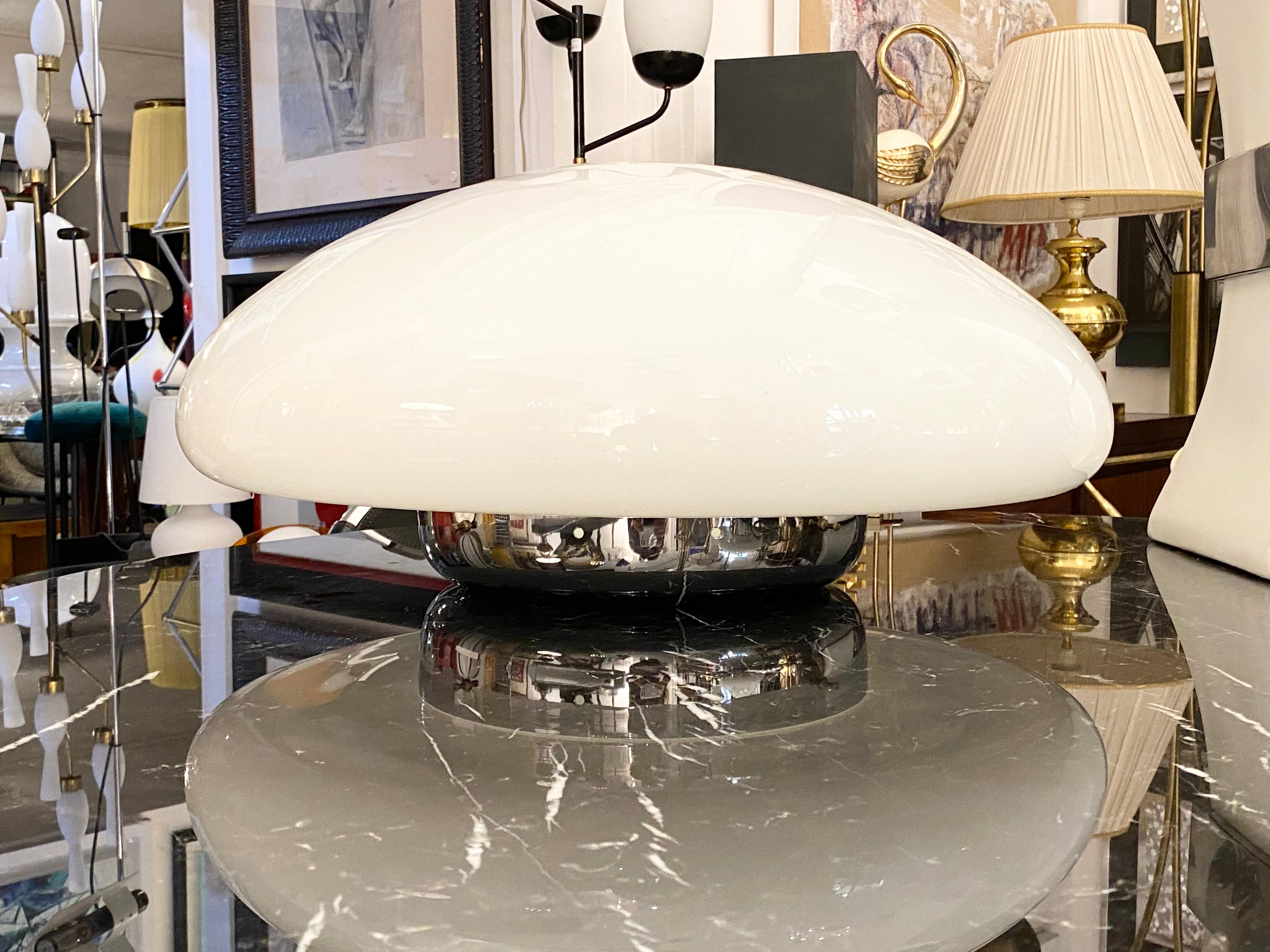 Late 20th Century Sergio Mazza for Quattrifolio Magnolia Table or Floor Lamp, Italy, 1970s