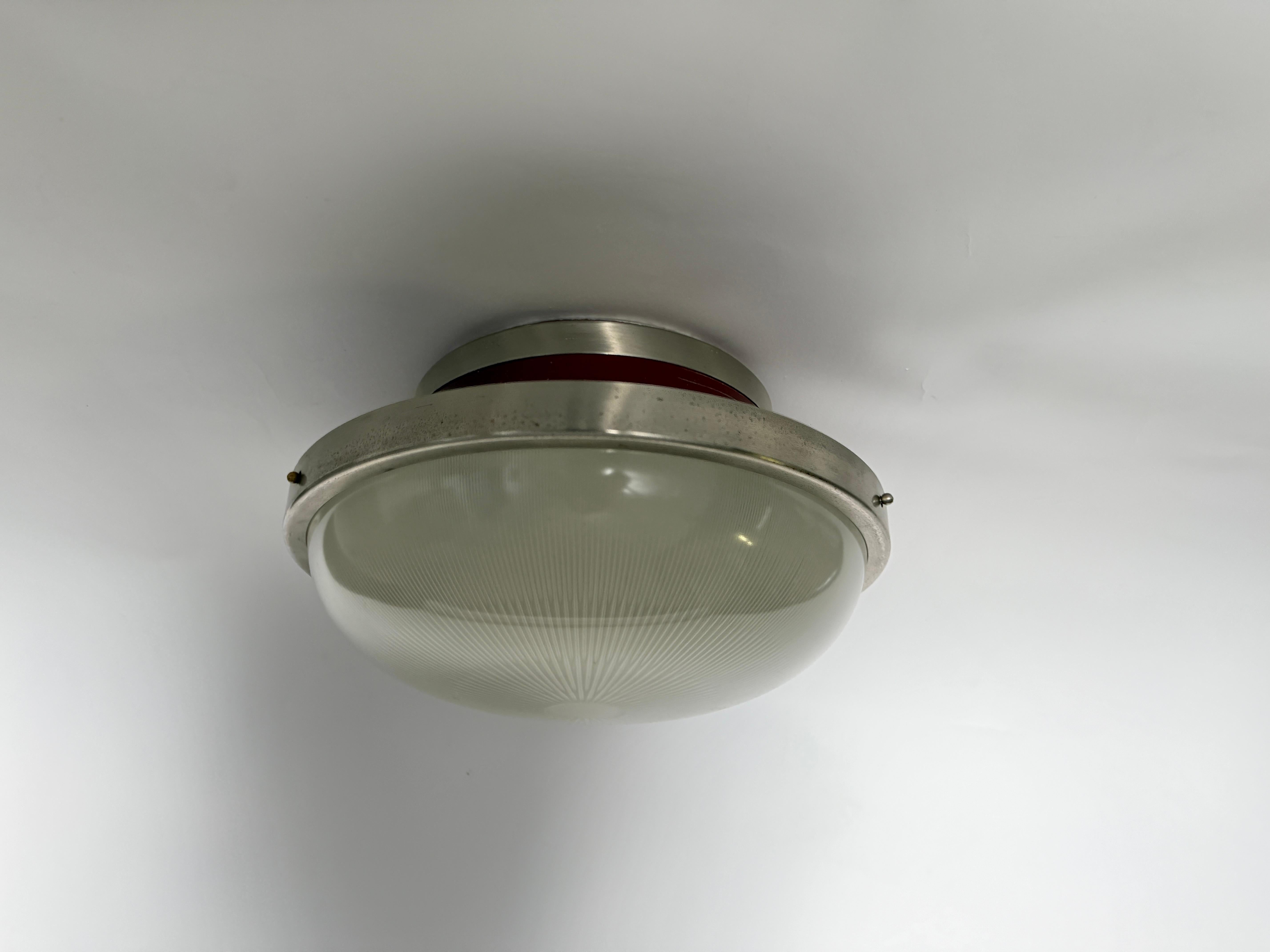 Mid-20th Century Sergio Mazza fro Artemide flush mount ceiling light, Italy circa 1960s