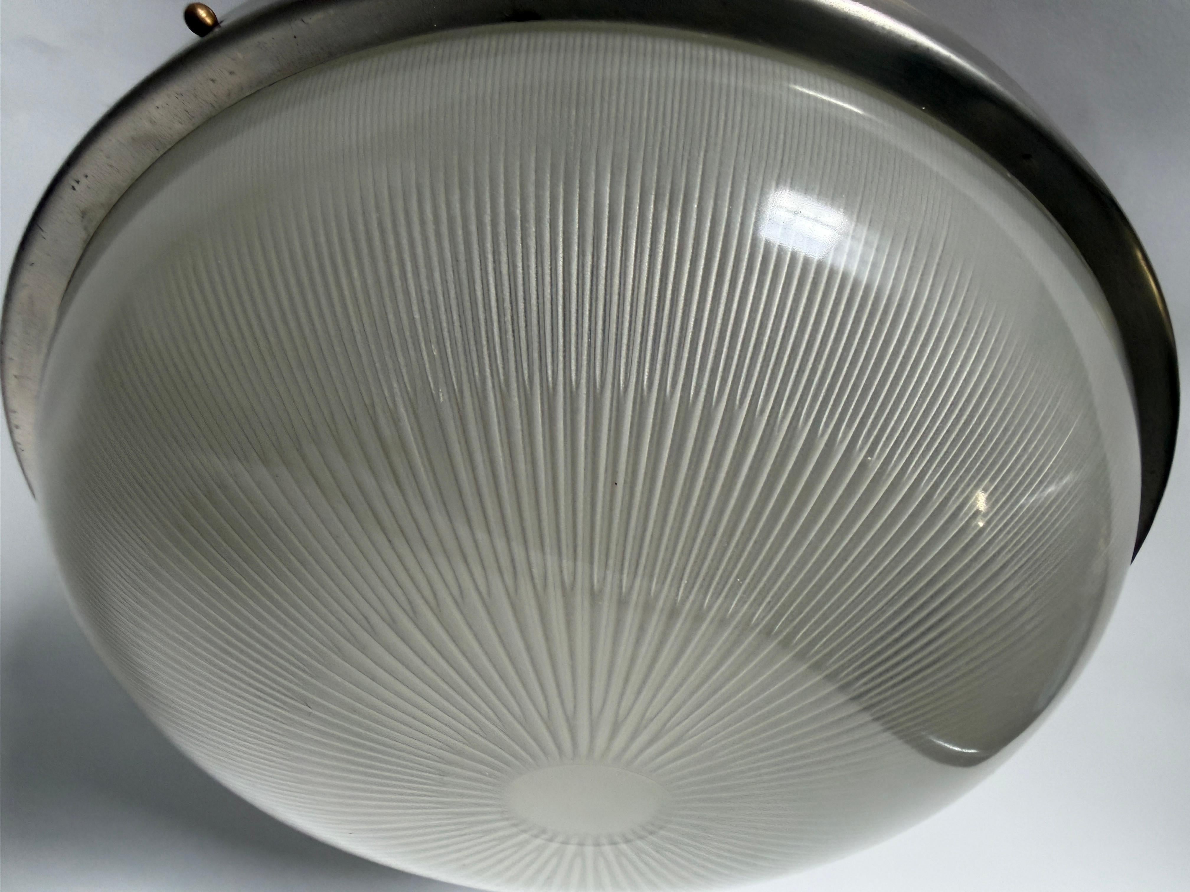Sergio Mazza fro Artemide flush mount ceiling light, Italy circa 1960s 5