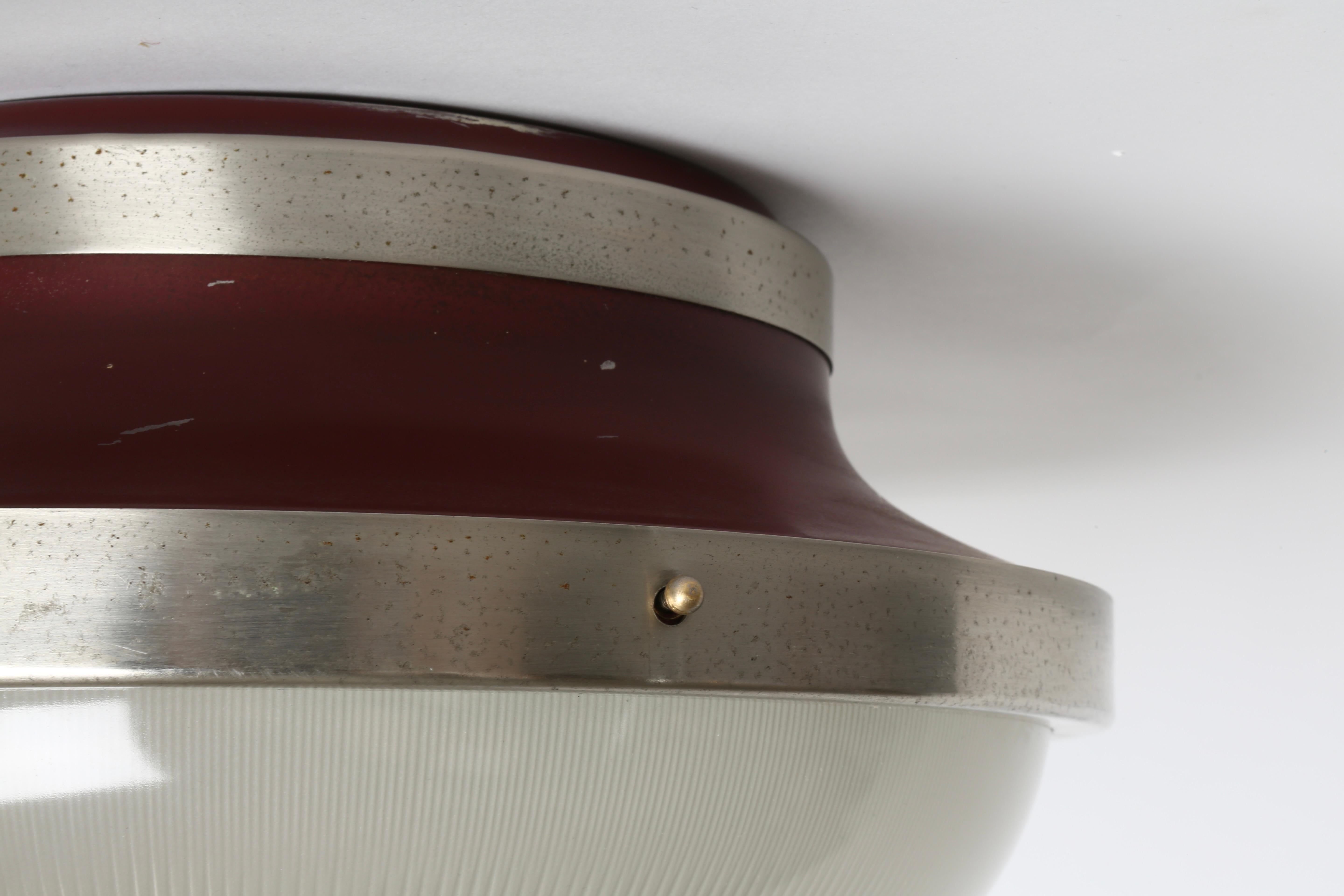 Sergio Mazza fro Artemide flush mount ceiling light, Italy circa 1960s 4