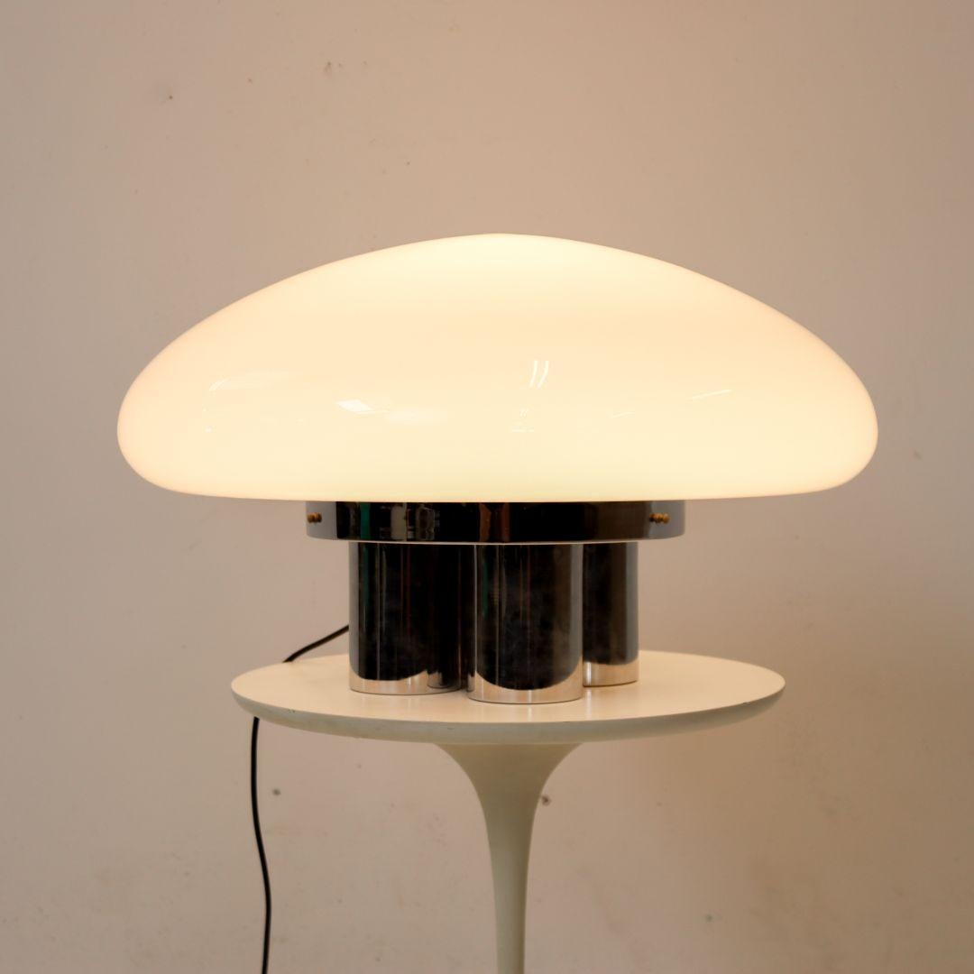 Space Age Sergio Mazza & G. Gramigna XL Magnolia Table Lamp For Sale