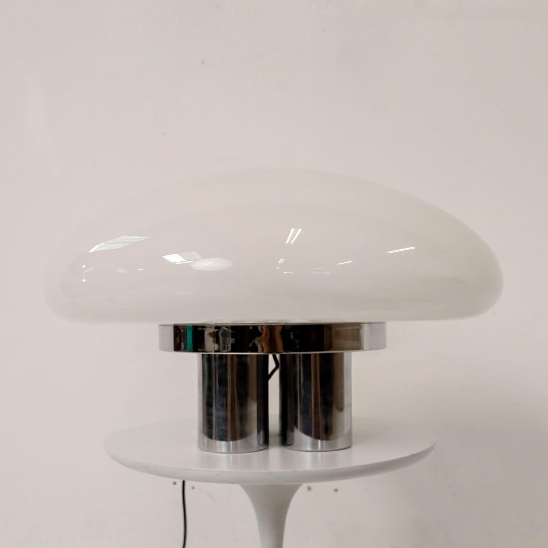 Opaline Glass Sergio Mazza & G. Gramigna XL Magnolia Table Lamp For Sale
