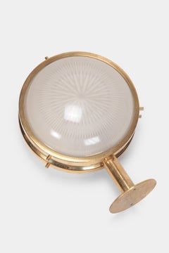 Sergio Mazza Gamma Brass Wall Lamp, 1960s