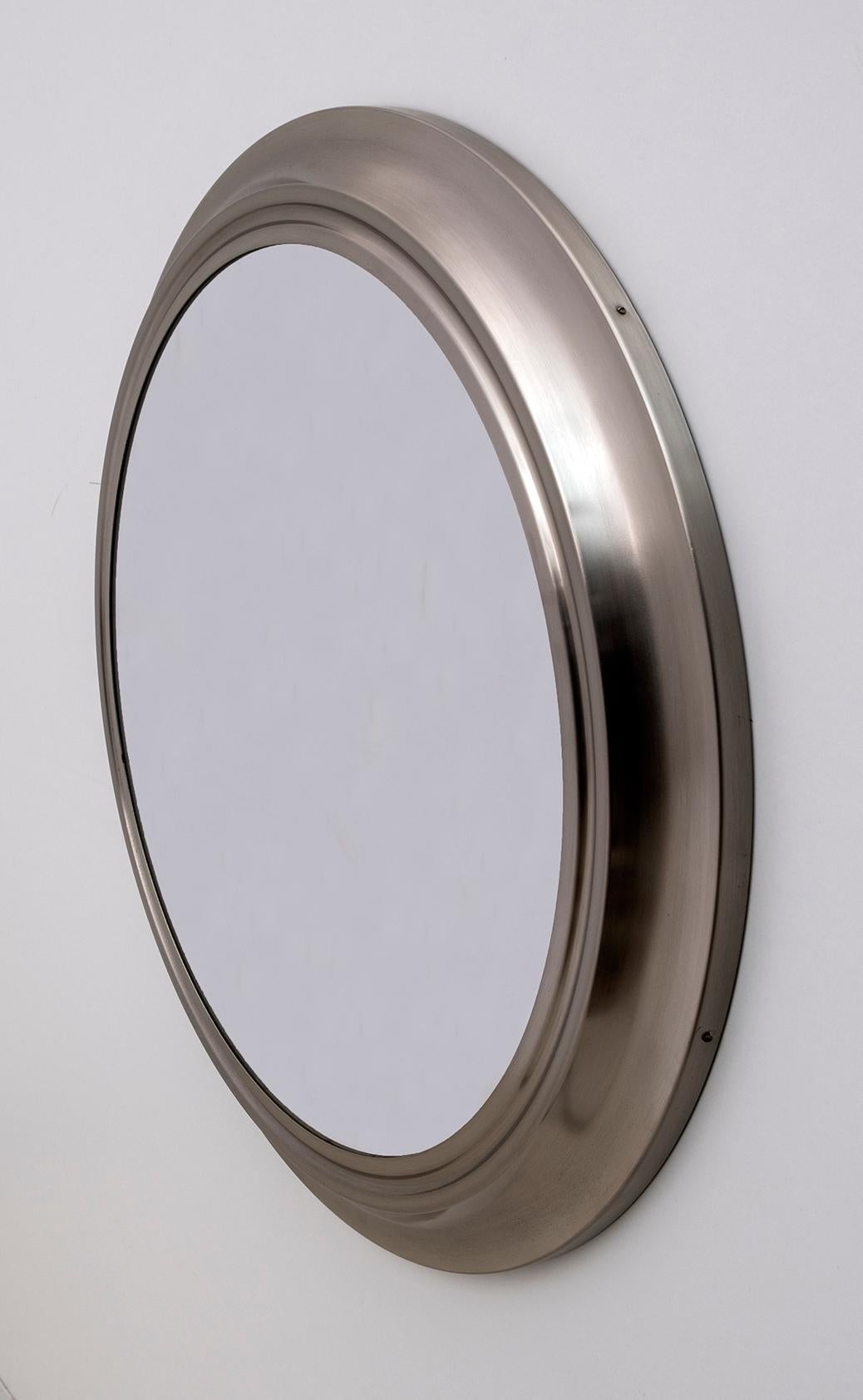 Sergio Mazza Mid-Century Modern Italian Round Mirror 