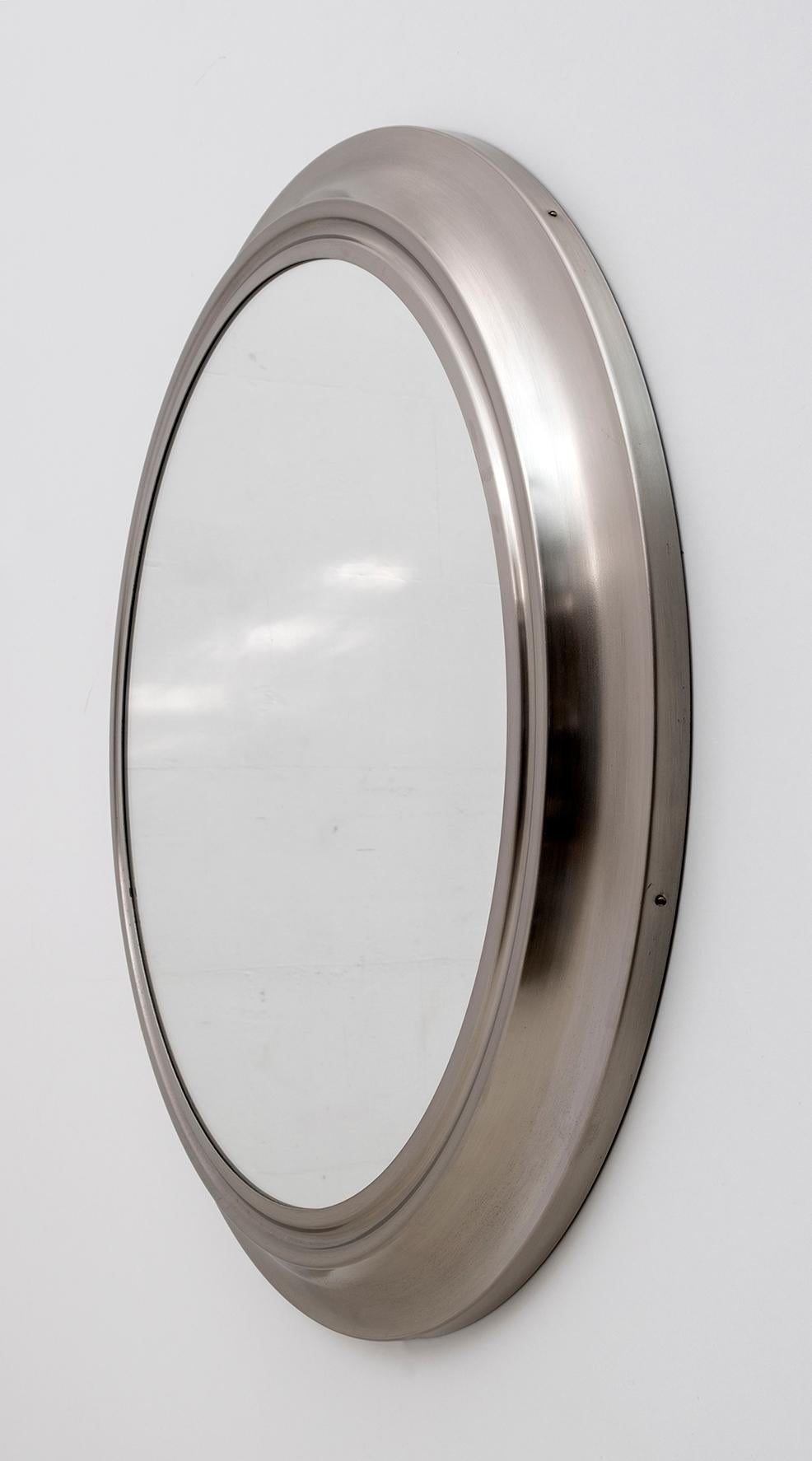 Mid-20th Century Sergio Mazza Mid-Century Modern Italian Round Mirror 