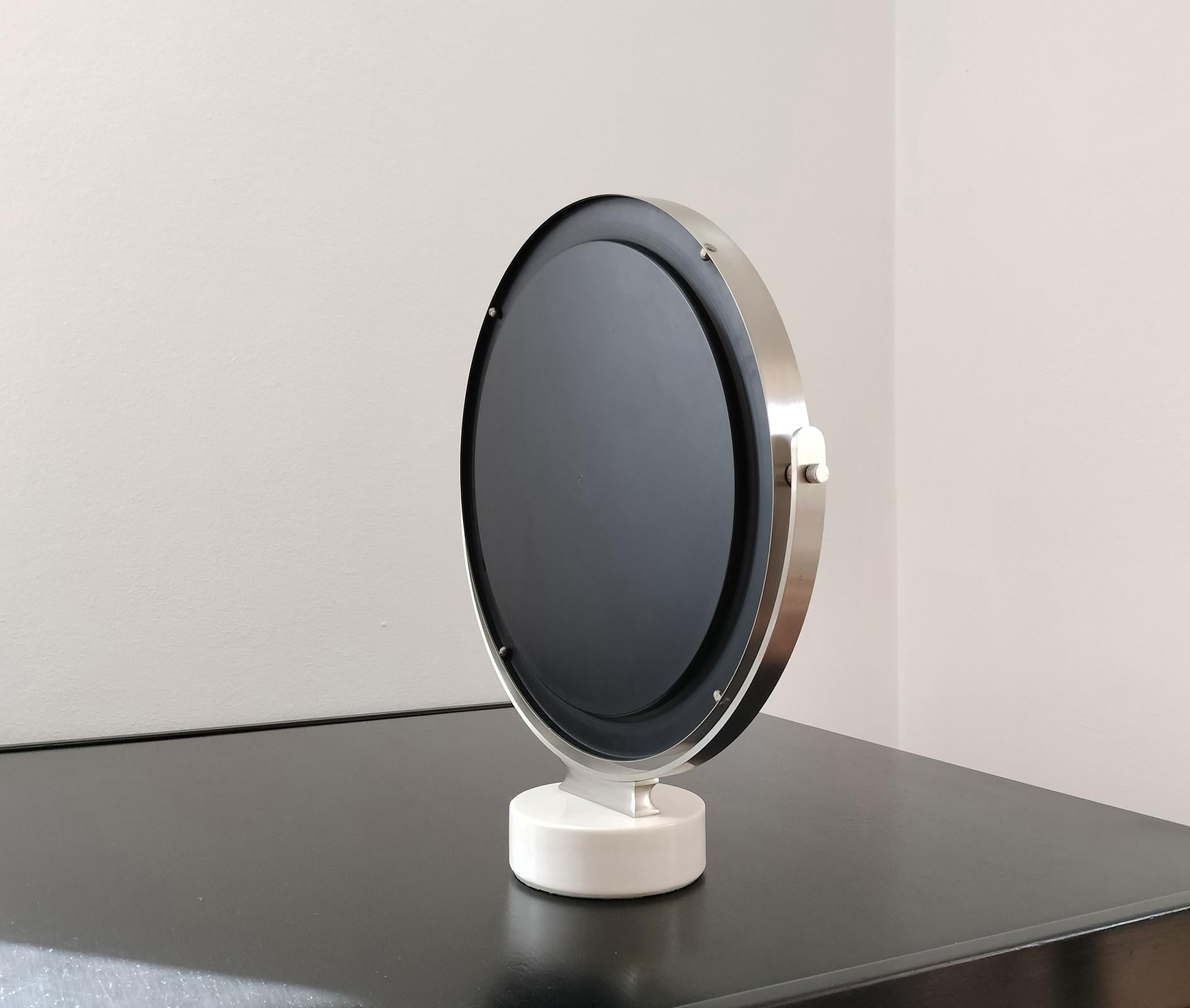 Sergio Mazza Narciso Table Mirror by Artemide 1970s For Sale 2