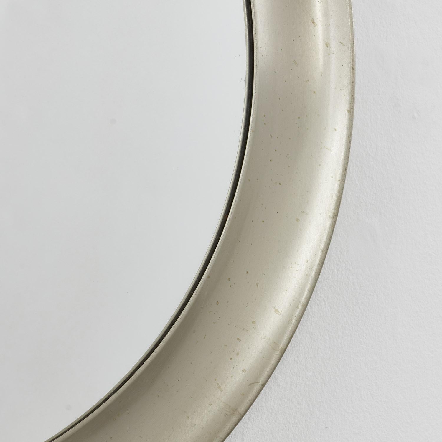 Sergio Mazza Specchio rotondo in nichel Artemide, Italia, 1960 - Due disponibili In condizioni buone a London, GB