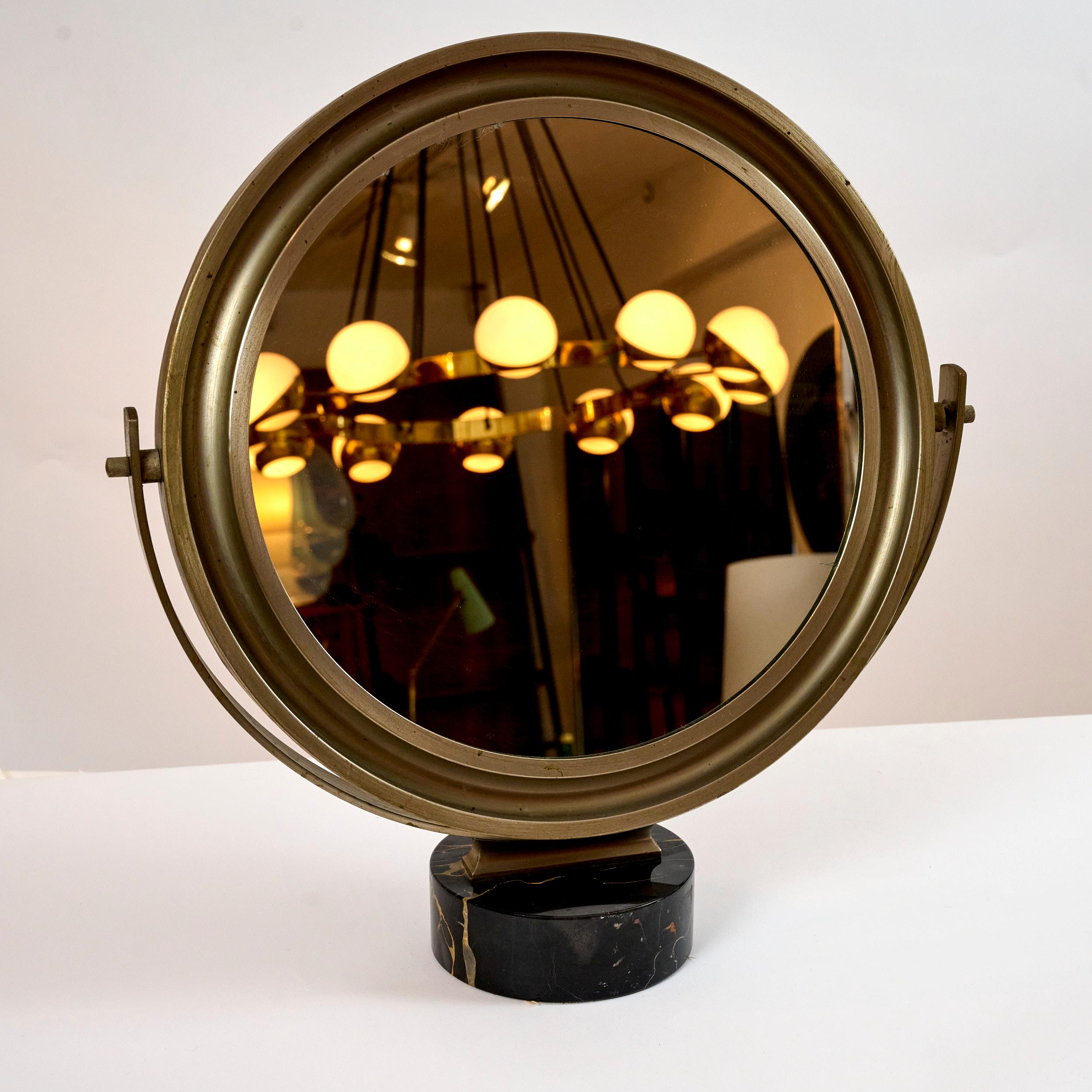 Sergio Mazza 'Narcisso' Table Mirror for Artimide In Good Condition In London, GB