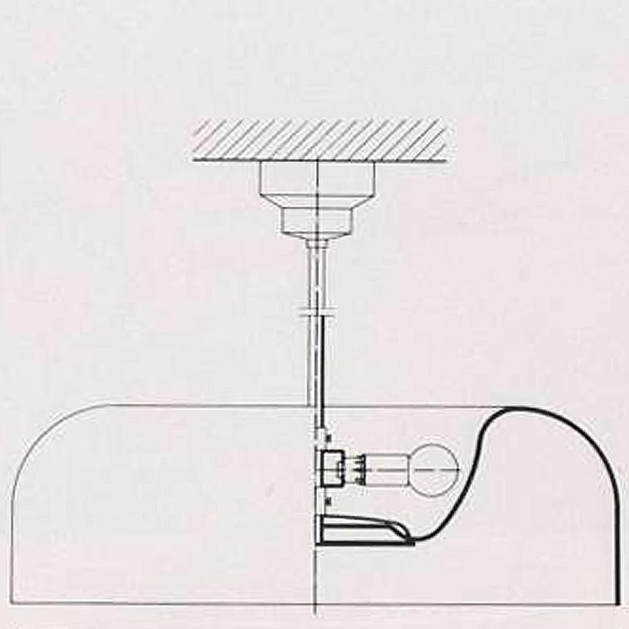 Sergio Mazza, Pandora, Lampada a sospensione, Artemide, anni '60 in vendita 1