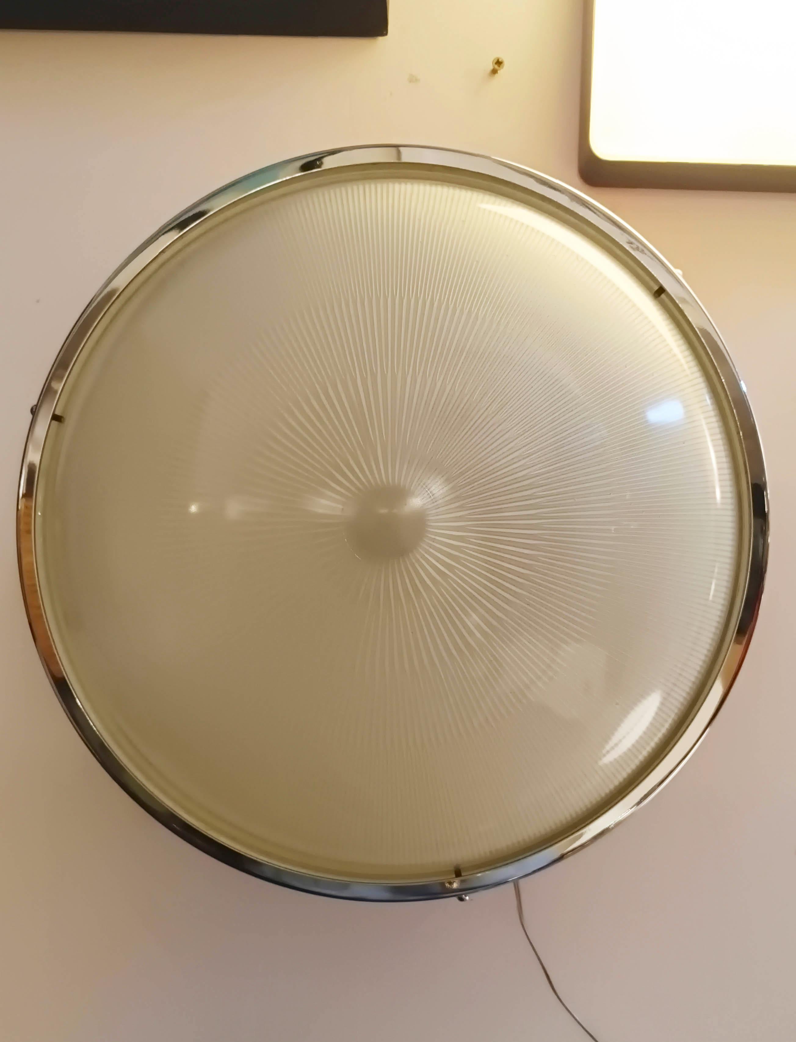 Sergio Mazza para Artemide Lámpara de techo o pared 'Tao', Italia Años 60 Mid-20th Century en venta