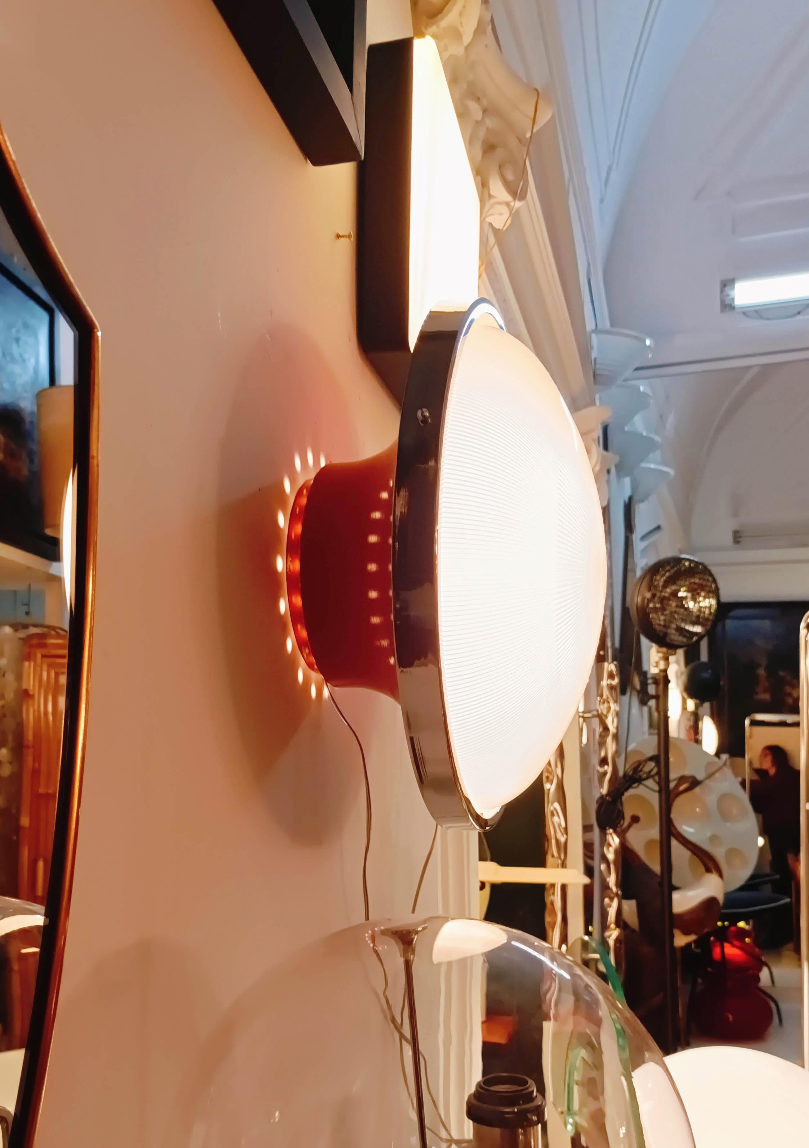 Sergio Mazza para Artemide Lámpara de techo o pared 'Tao', Italia Años 60 en venta 1