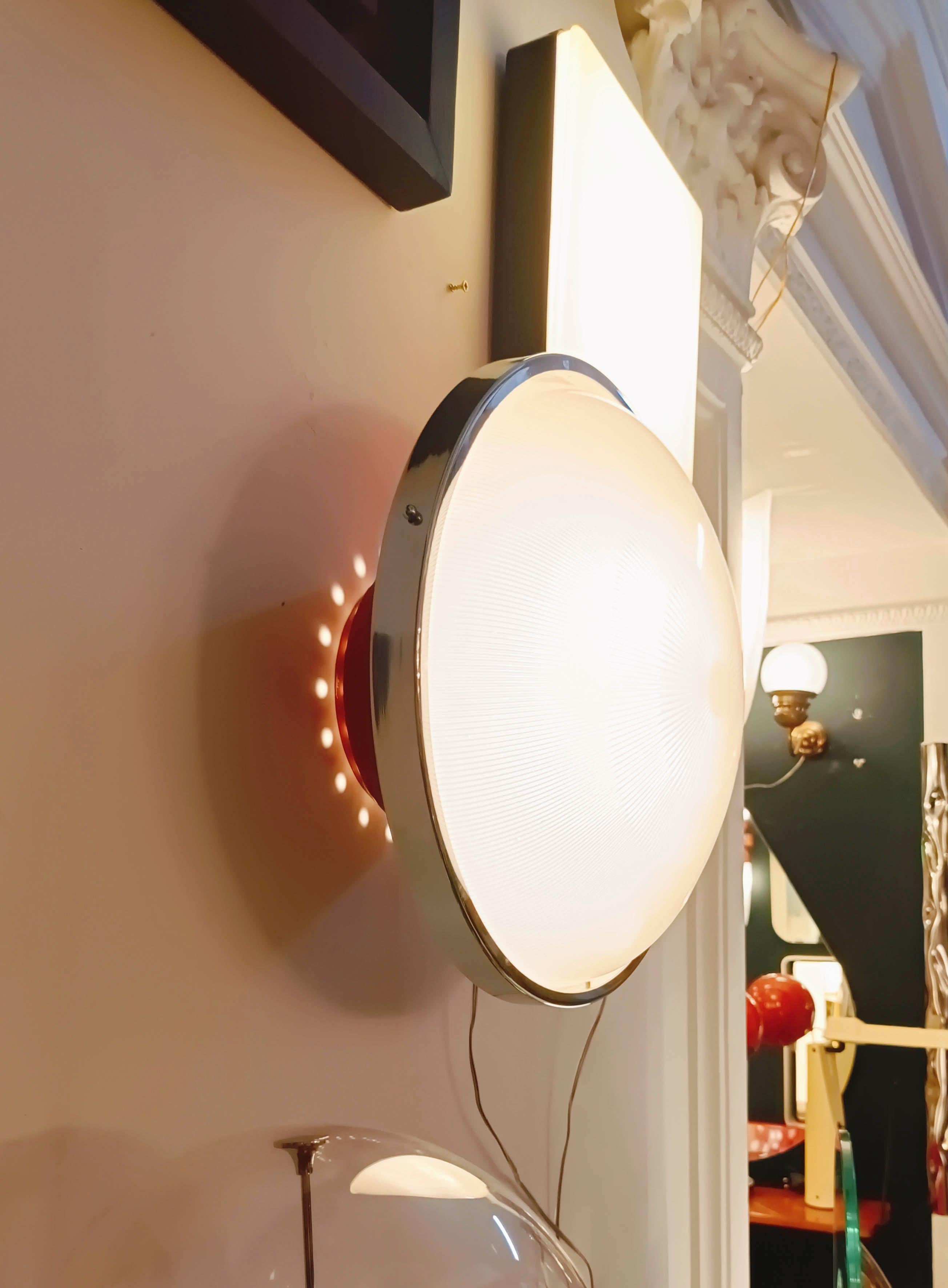 Sergio Mazza para Artemide Lámpara de techo o pared 'Tao', Italia Años 60 en venta 2
