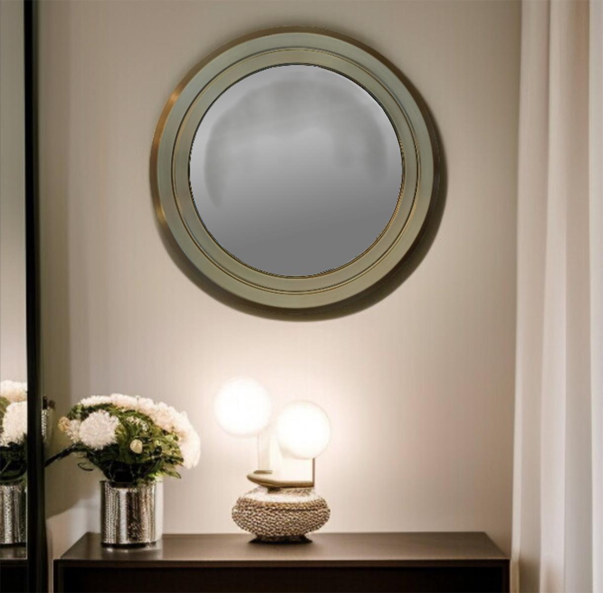 Late 20th Century Sergio Mazza pour Artemide Miroir mural rond 