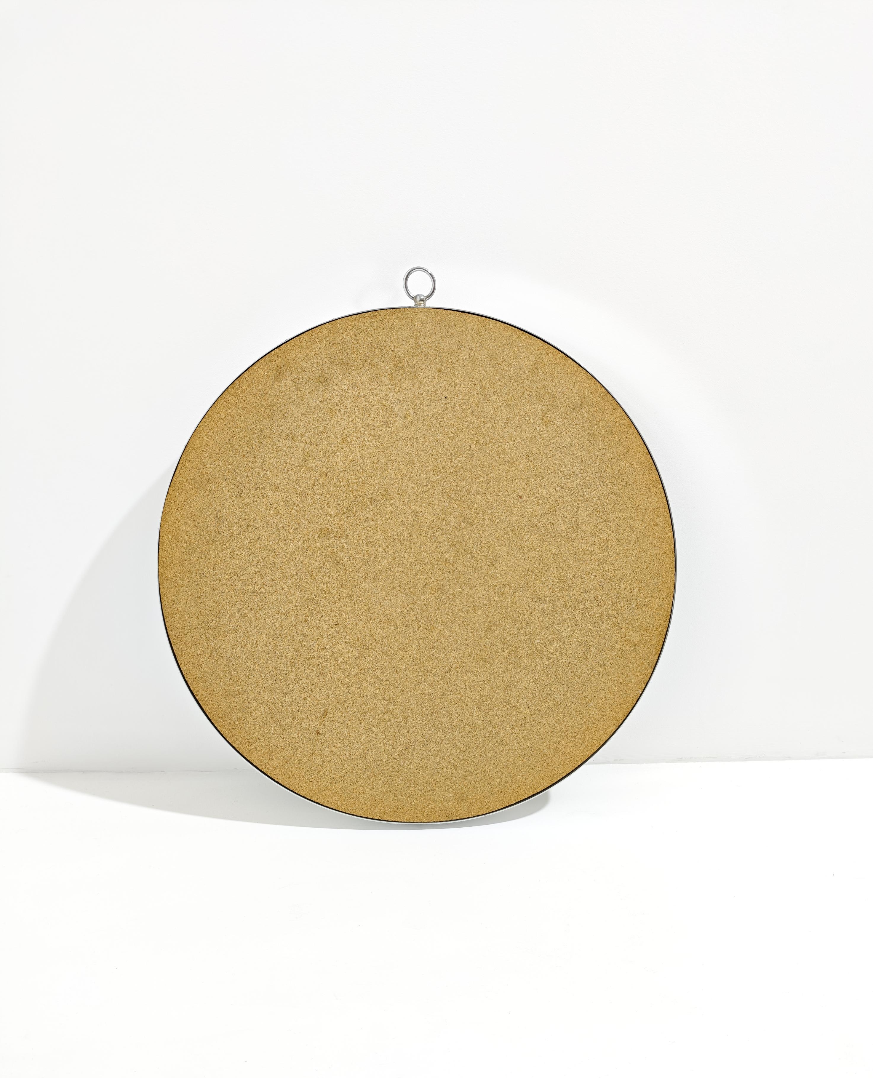 Aluminium Sergio Mazza, miroir mural rond en aluminium du milieu du siècle pour Artemide, Italie, années 1960/70 en vente