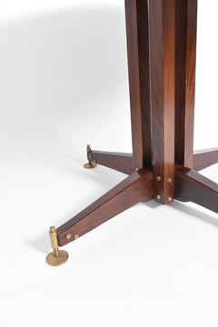 Sergio Mazza round dining table, 1960s