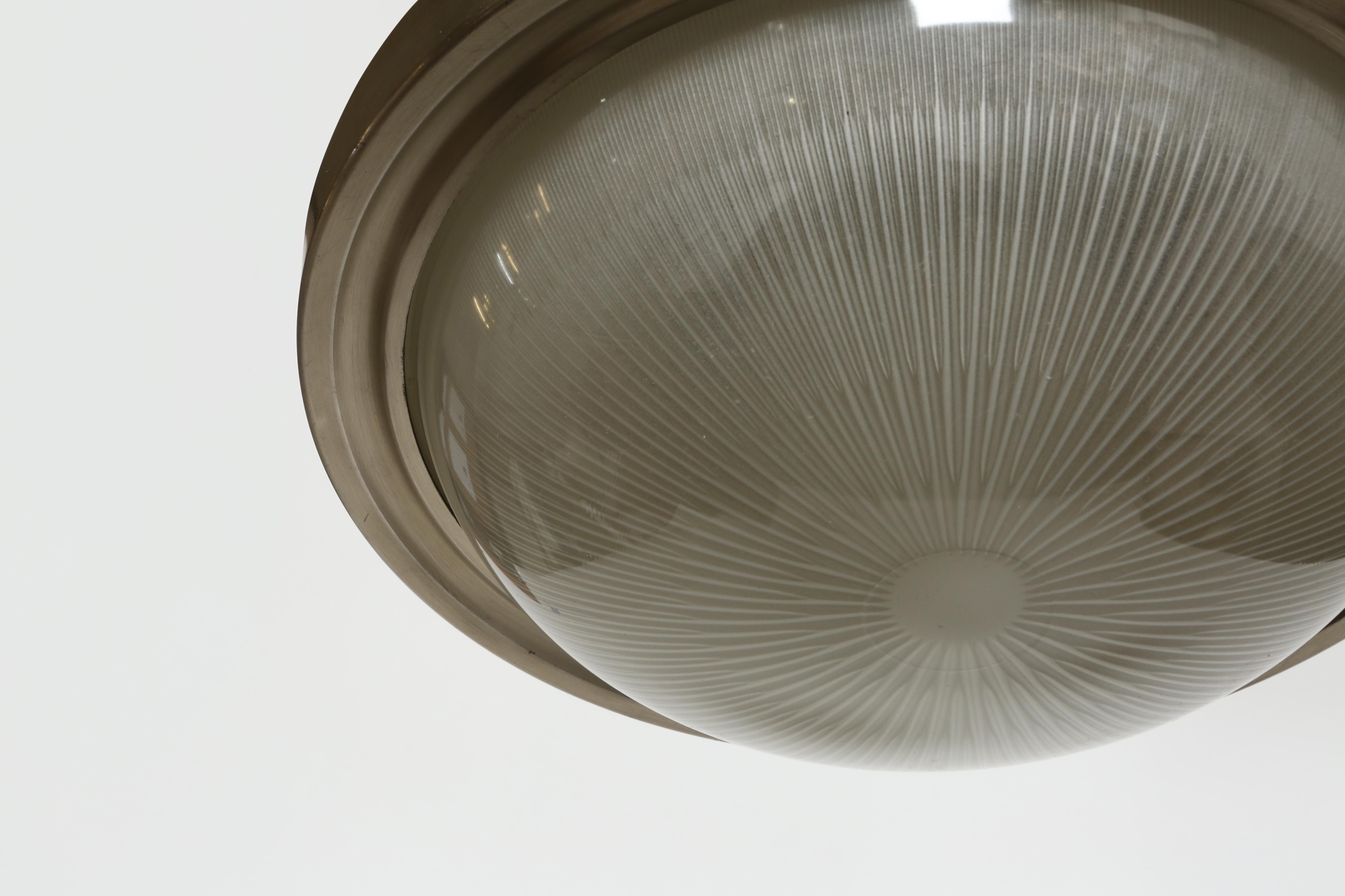 Sergio Mazza style ceiling pendants, a pair Italy circa 1960s For Sale 3