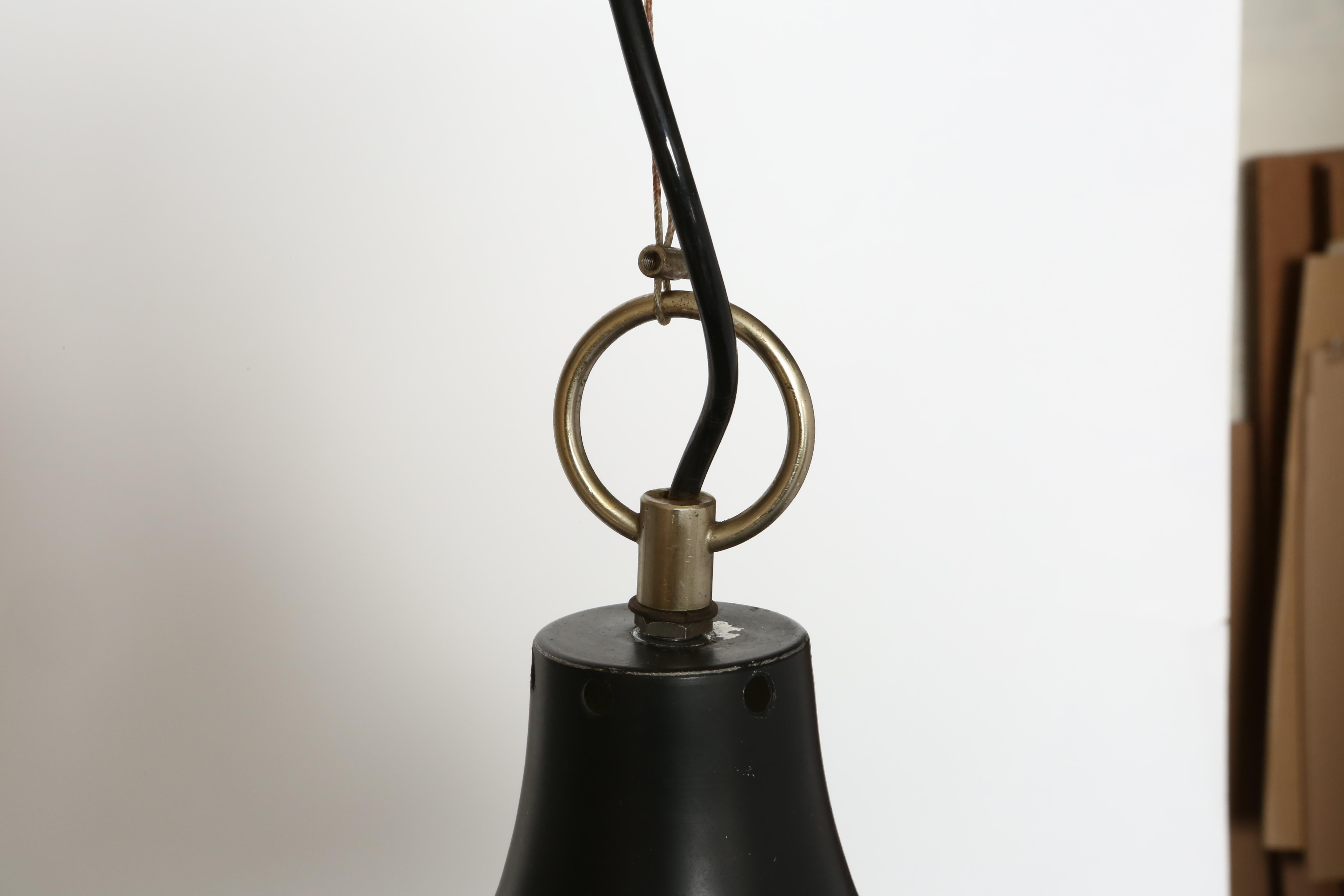 Mid-20th Century Sergio Mazza style ceiling pendants, a pair Italy circa 1960s For Sale