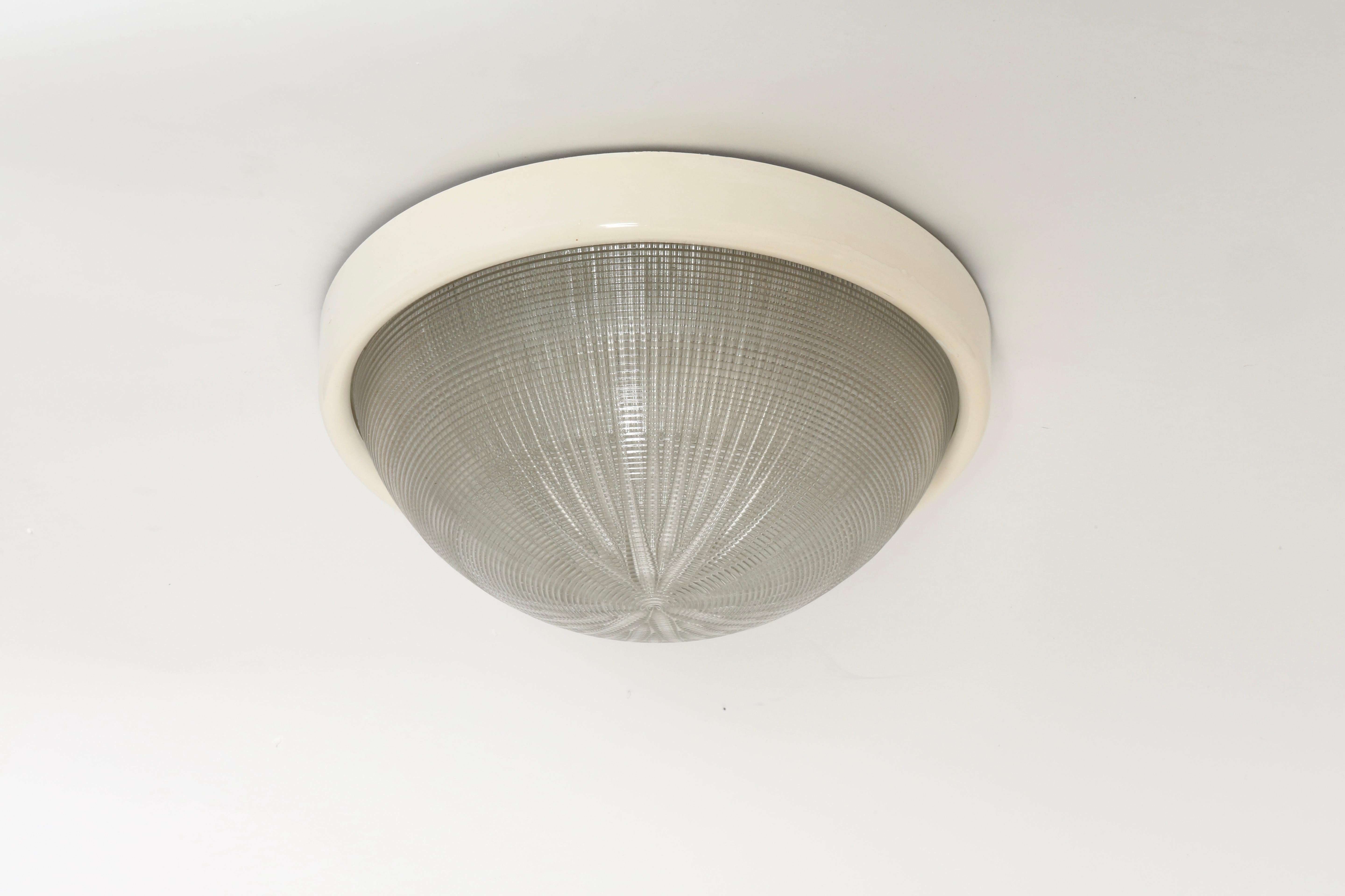 Enameled Sergio Mazza Style Flush Mount ceiling light For Sale