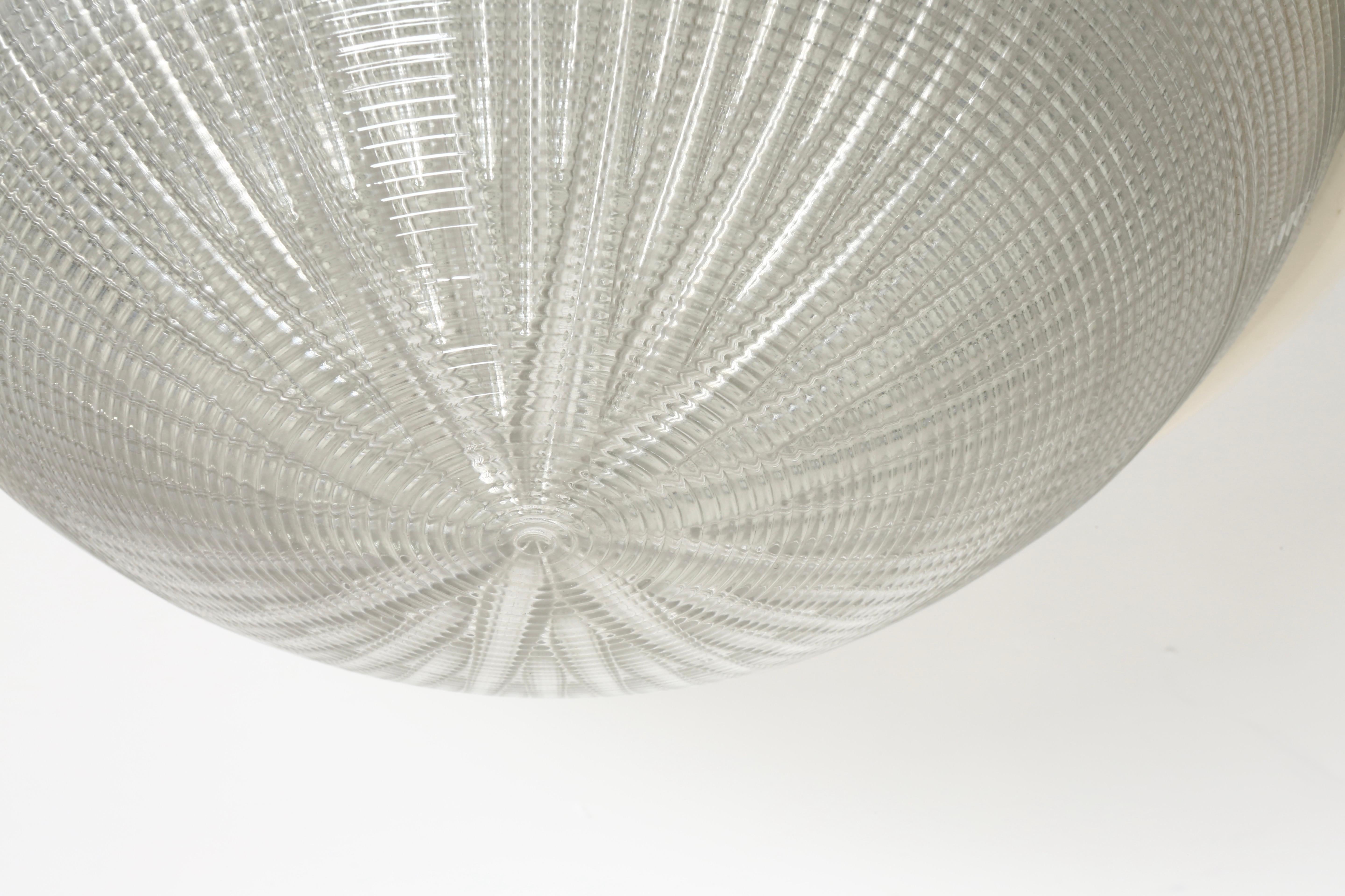 Sergio Mazza Style Flush Mount ceiling light, Italy circa 1960s Metal en venta