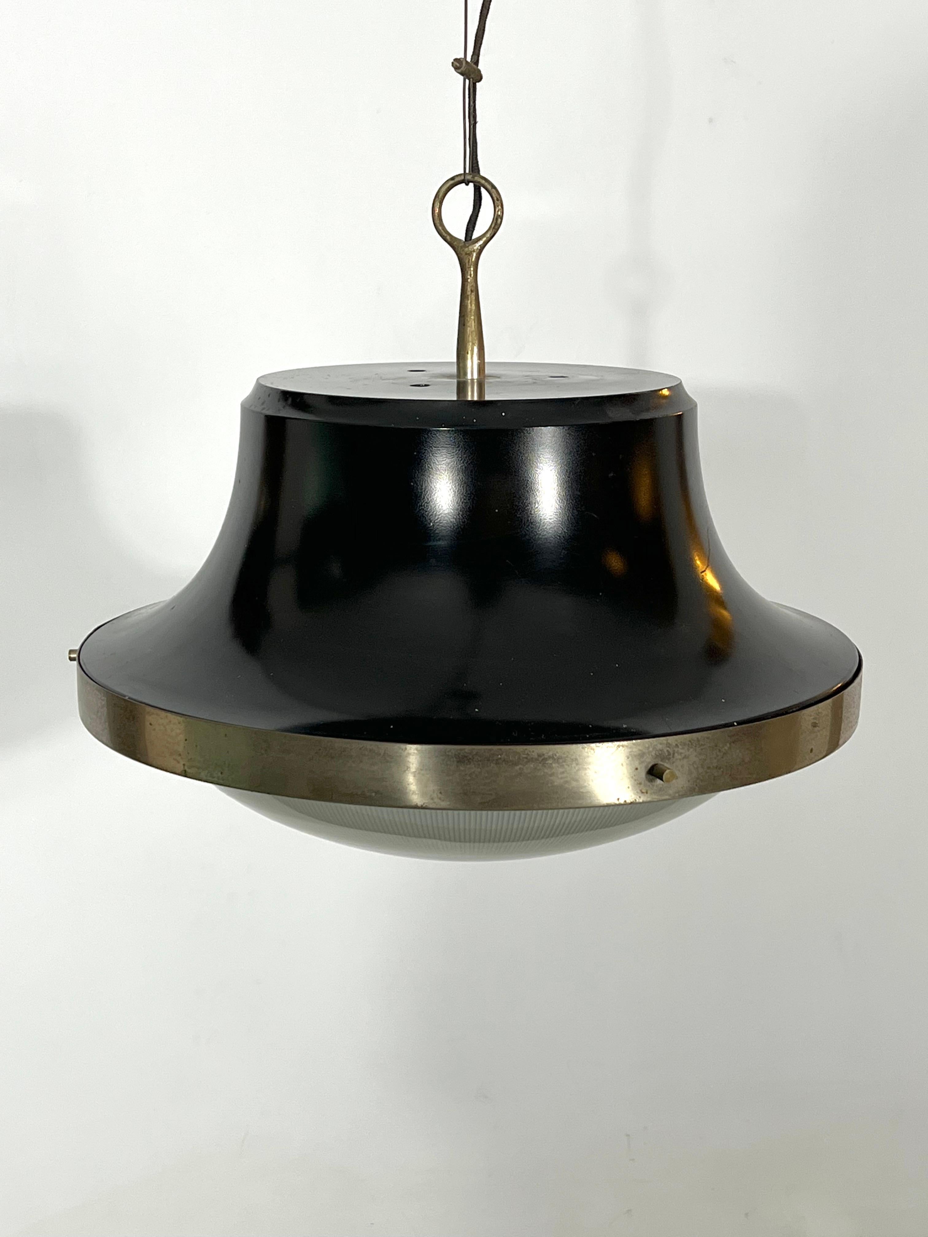Sergio Mazza, Tau Pendant Lamp from 60s For Sale 4