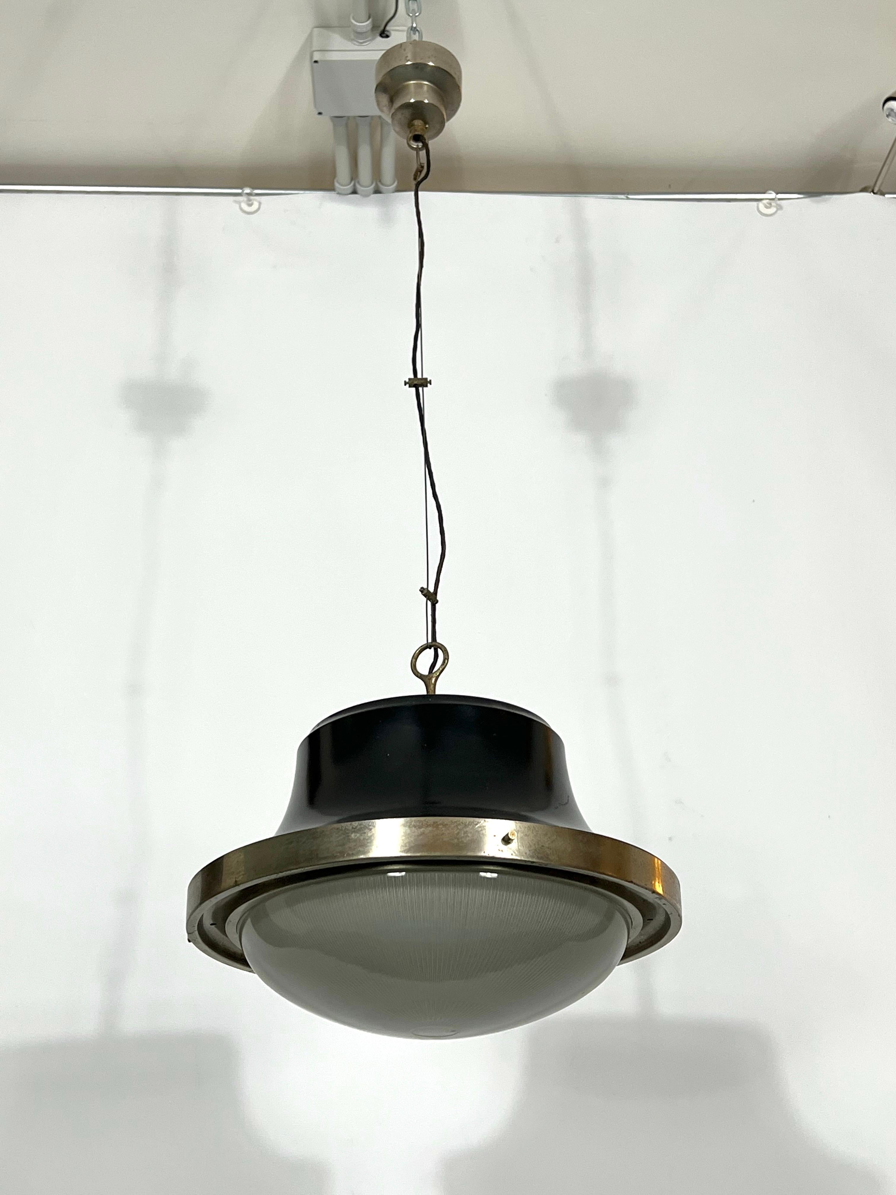 Sergio Mazza, Tau Pendant Lamp from 60s For Sale 7