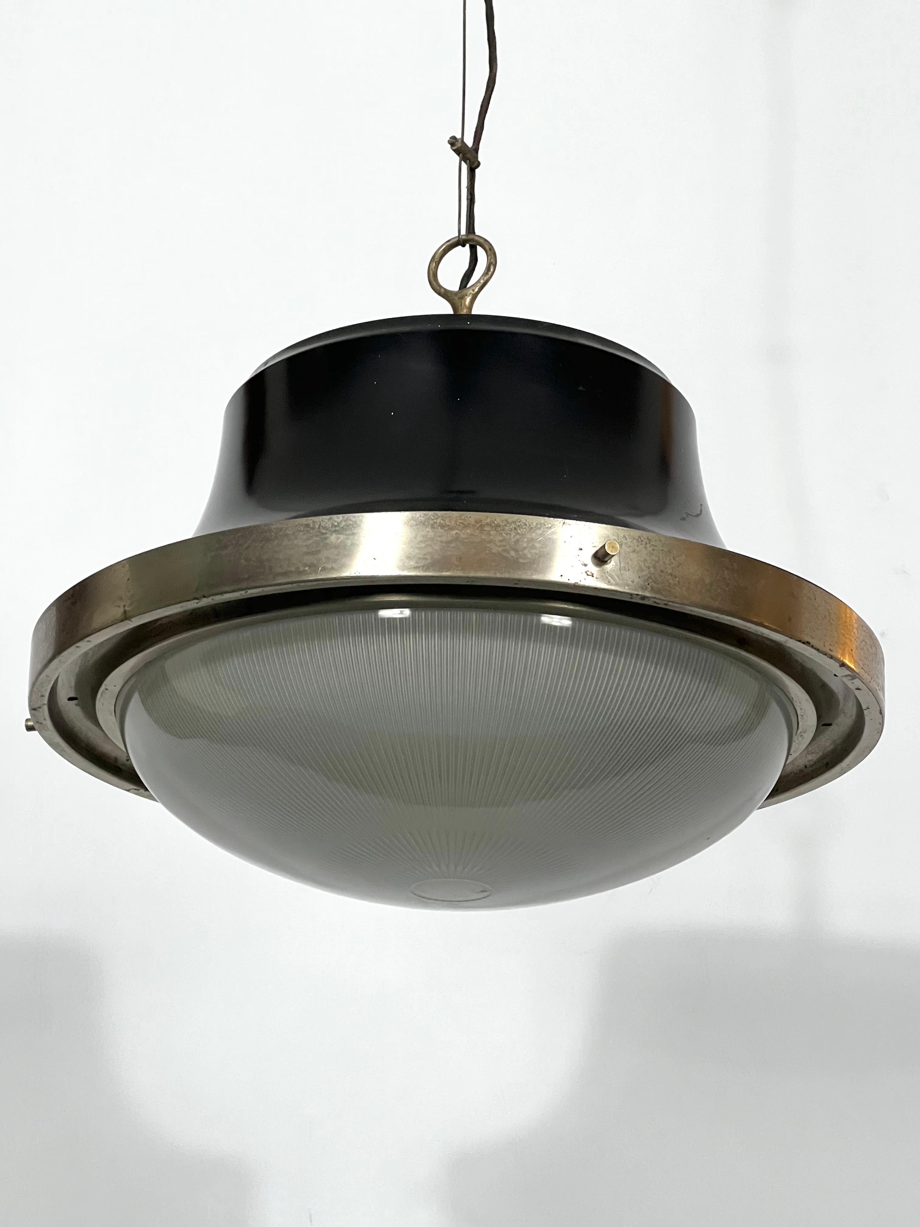 Sergio Mazza, Tau Pendant Lamp from 60s For Sale 8