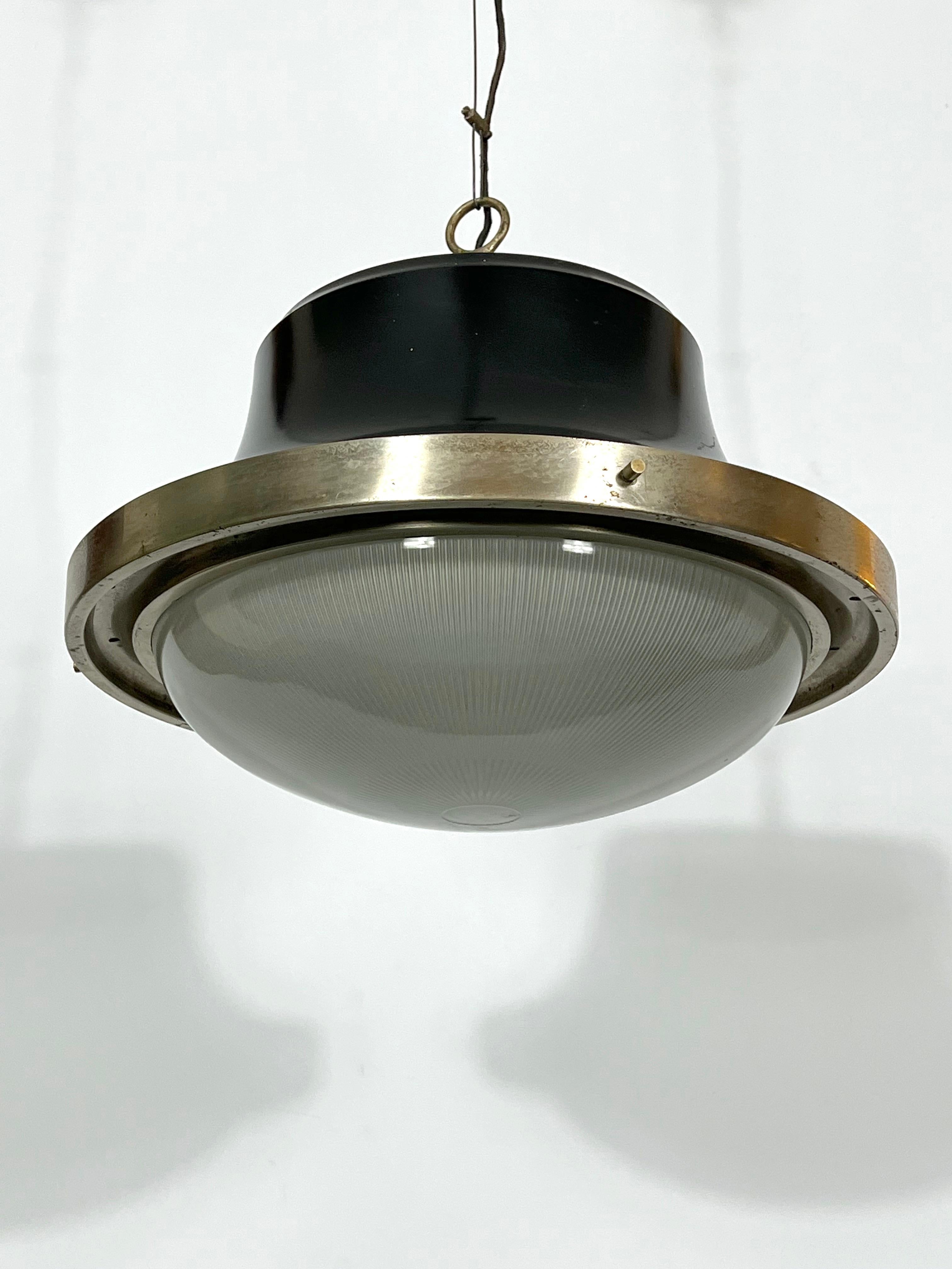 Mid-Century Modern Sergio Mazza, lampe à suspension tau, années 60 en vente