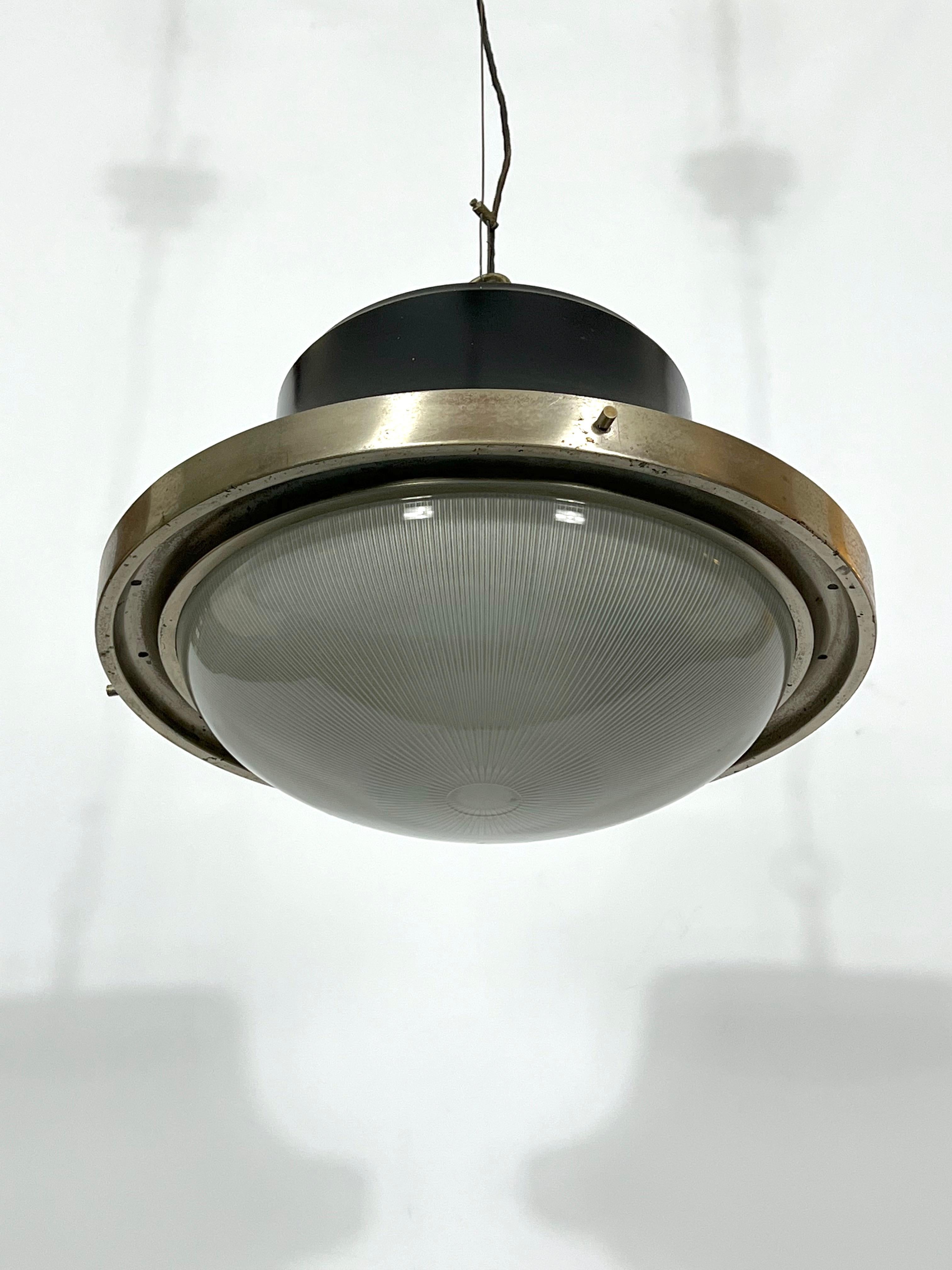 20th Century Sergio Mazza, Tau Pendant Lamp from 60s For Sale