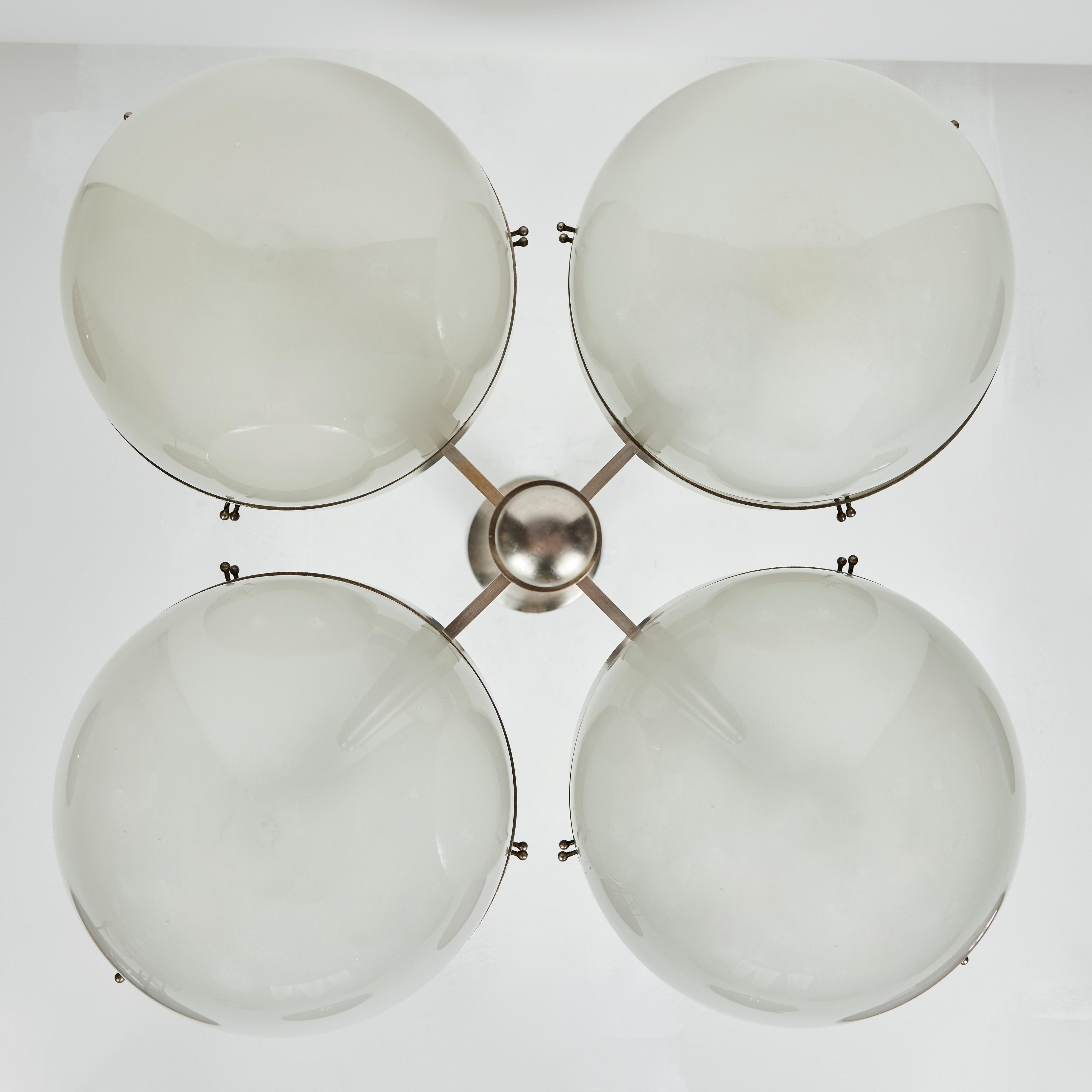 Mid-20th Century Sergio Mazza 'Tetraclio' Chandelier for Artemide, 1960s