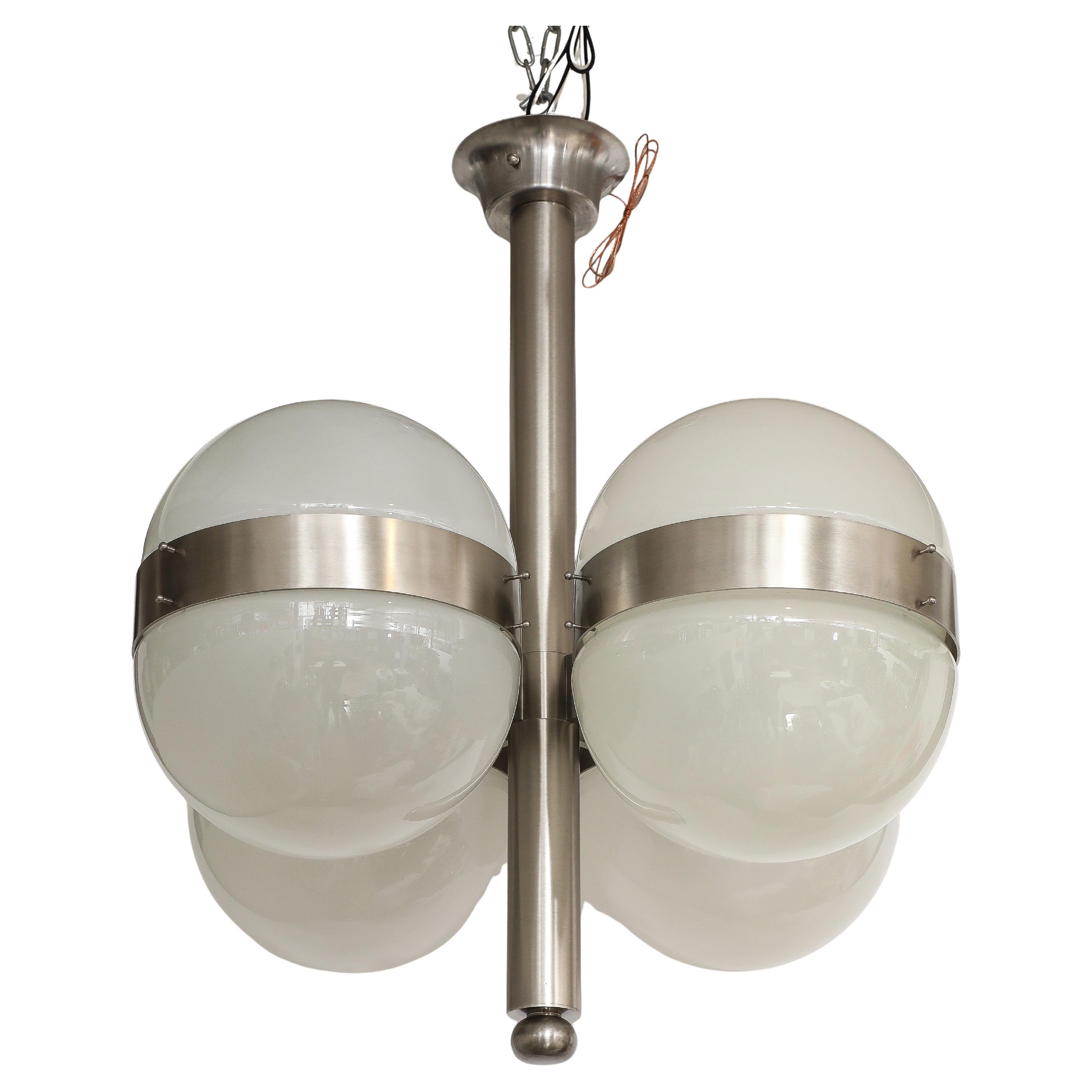 Sergio Mazza Tetraclio Chandelier For Sale