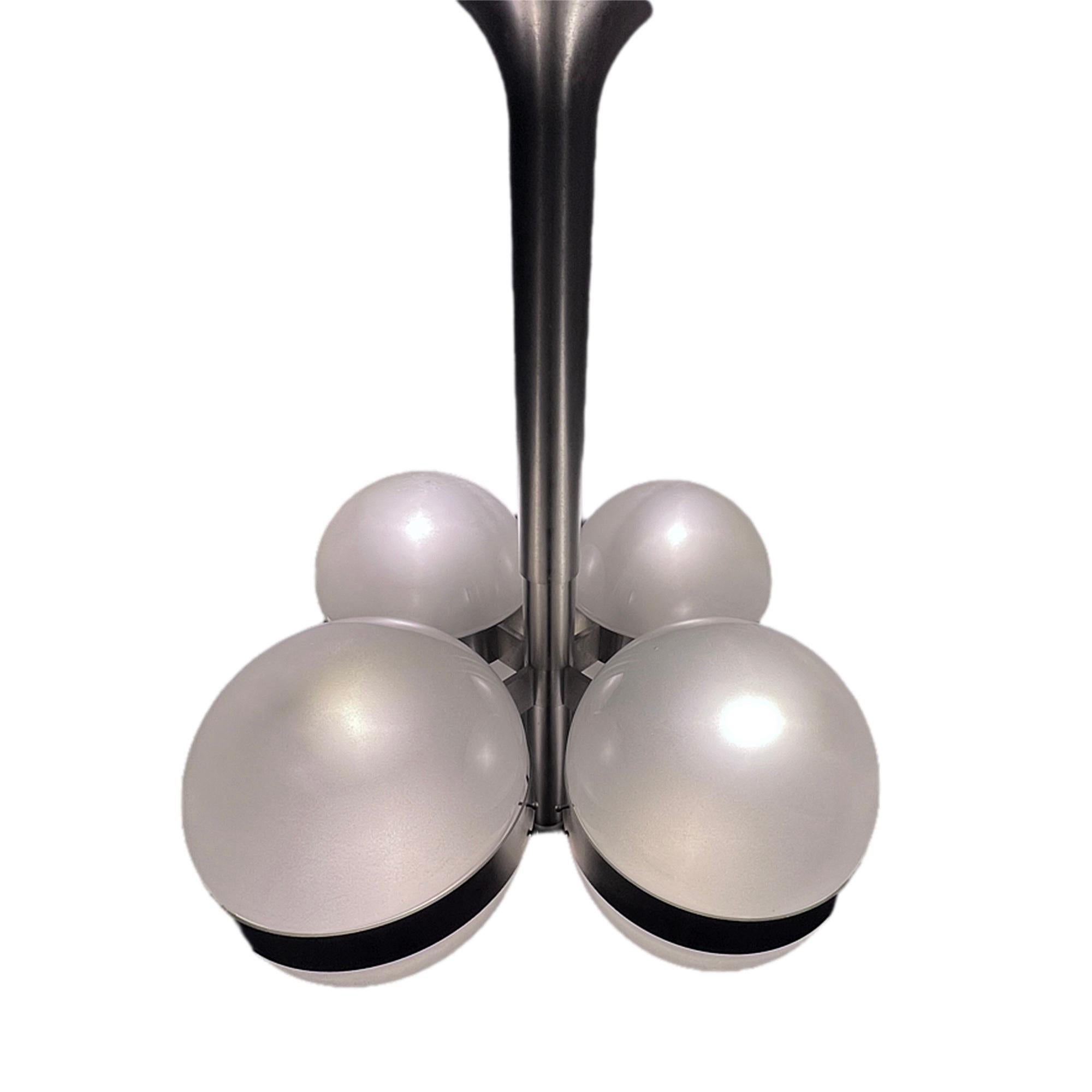 Mid-Century Modern Sergio Mazza Tetraclio Suspension Light for Artemide 60s For Sale