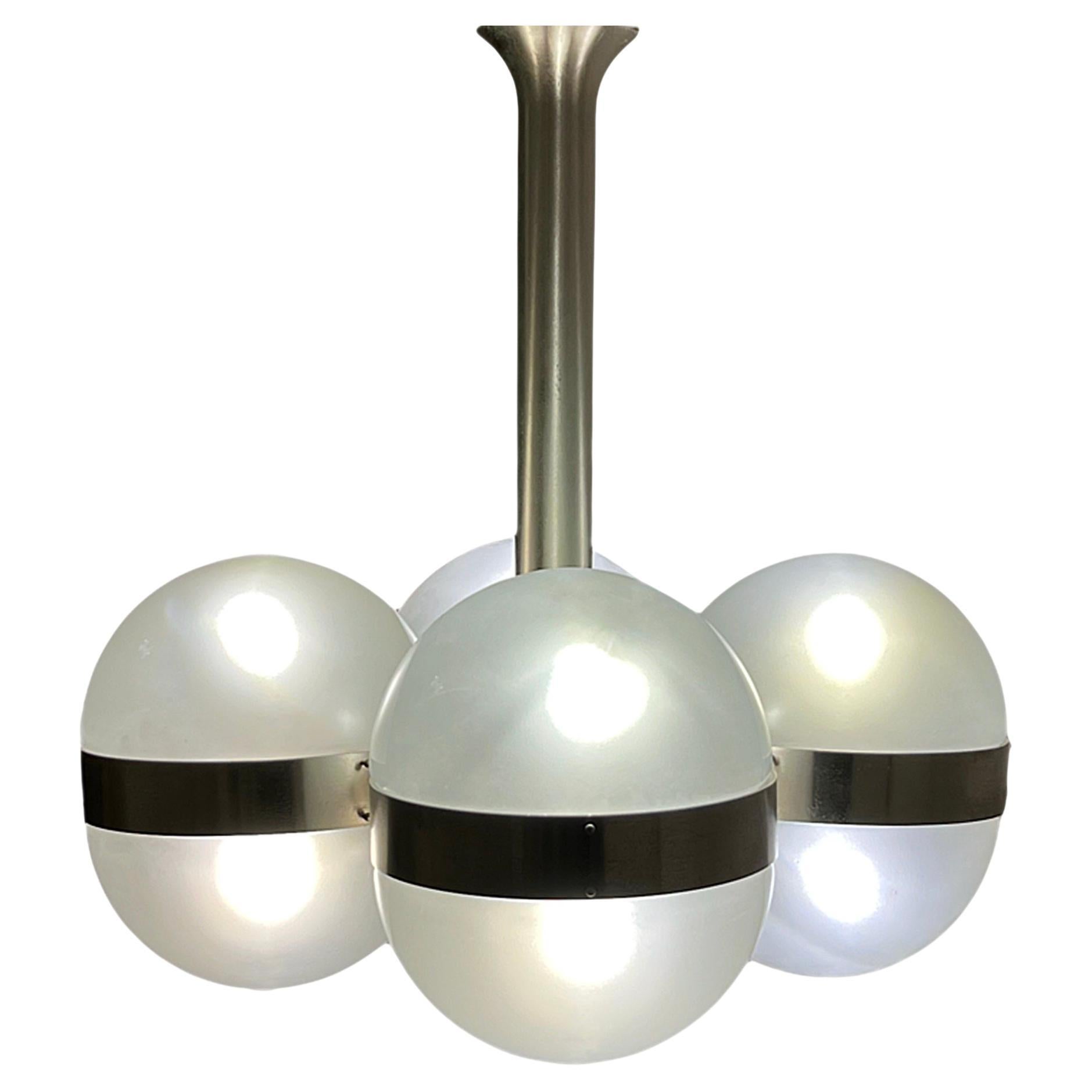 Sergio Mazza Tetraclio Suspension Light for Artemide 60s For Sale