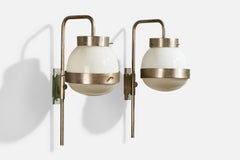 Sergio Mazza, Luci da parete, Acciaio, Vetro, Italia, anni '60