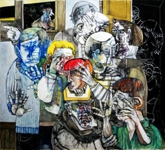 Afterthoughts Sergio Moscona Arte contemporáneo pintura color comedia humana