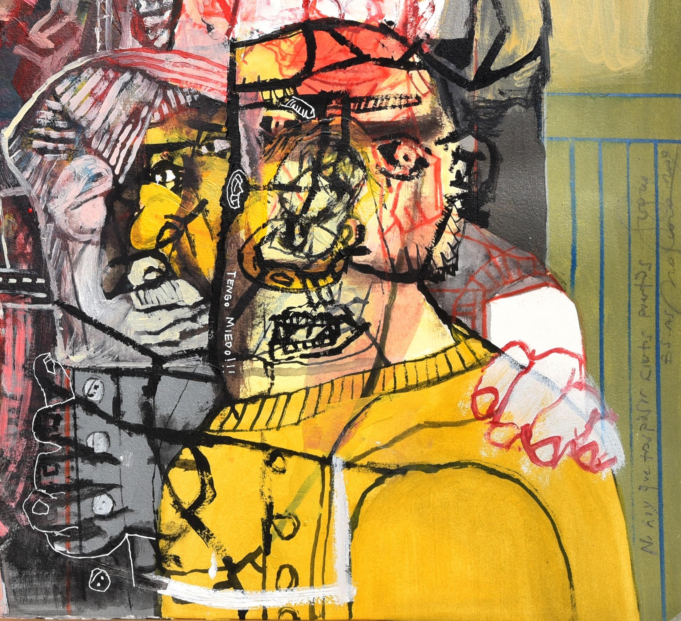 No hay que traspasar ciertas puertas Sergio Moscona Pintura artística del siglo XXI 3