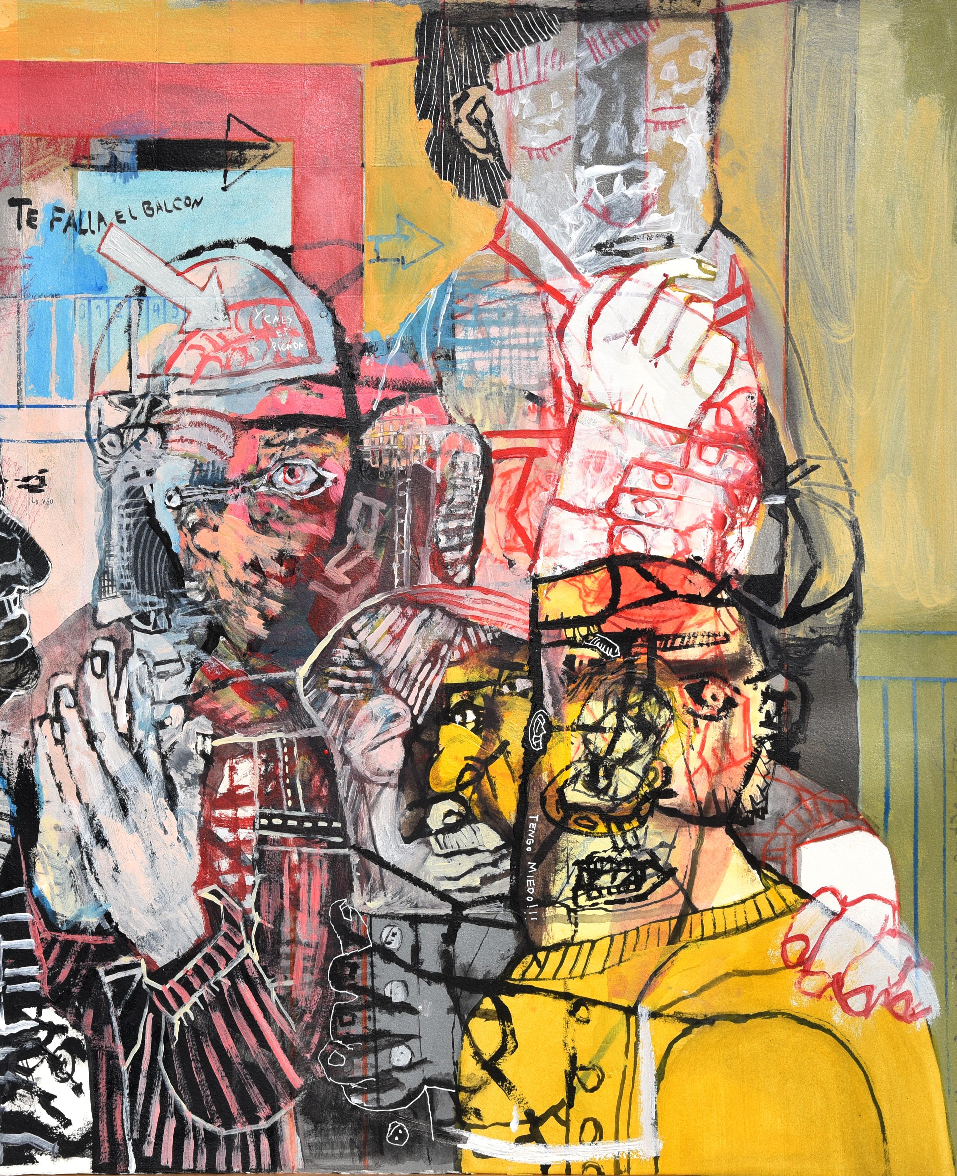 No hay que traspasar ciertas puertas Sergio Moscona Pintura artística del siglo XXI 4