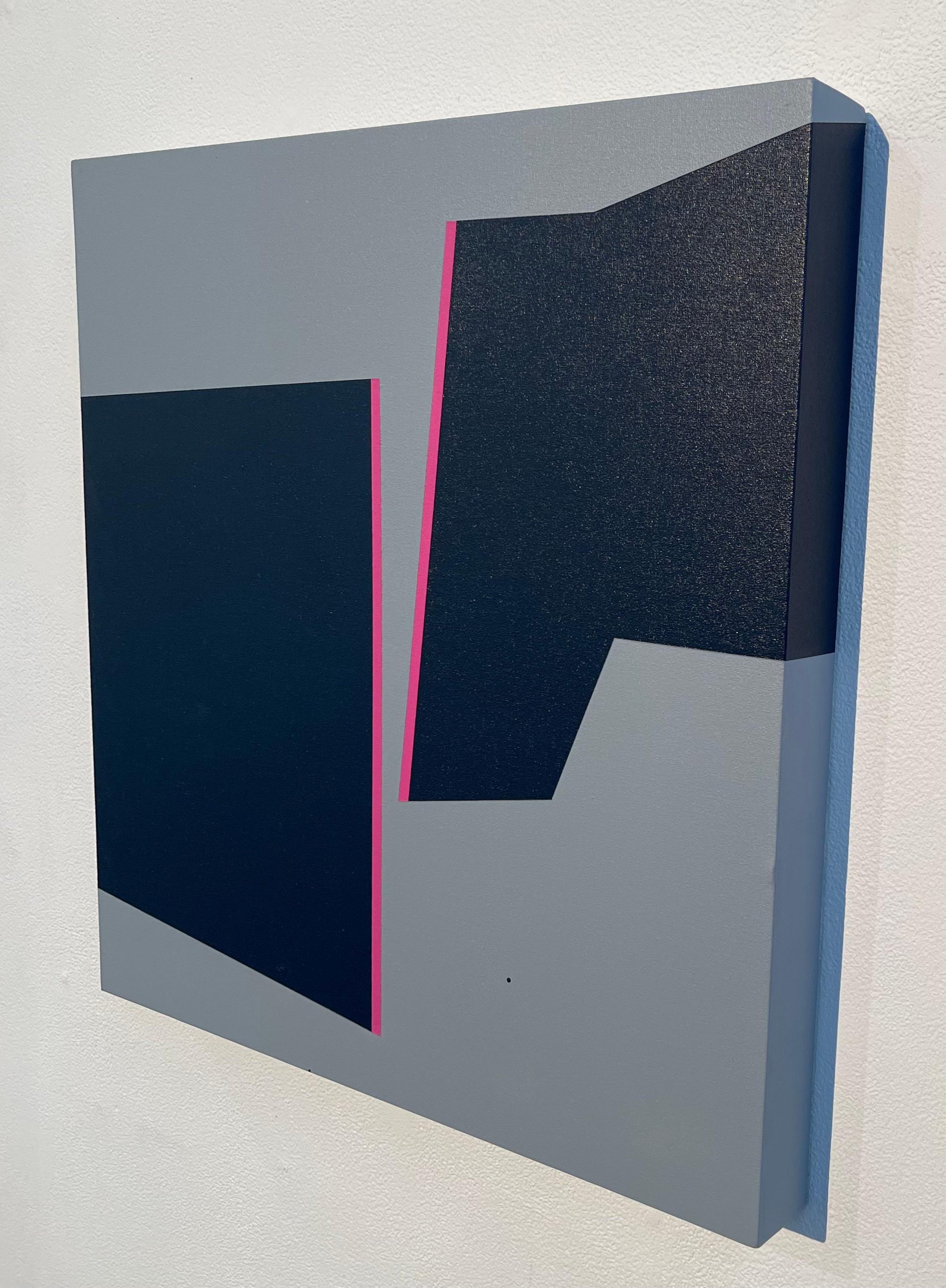 Rosa negativo - Abstract Painting Nero di Sergio Nates