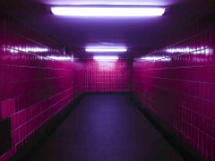 Pink Wall - Stampa colorata di Sergio Picciaredda - 2010s