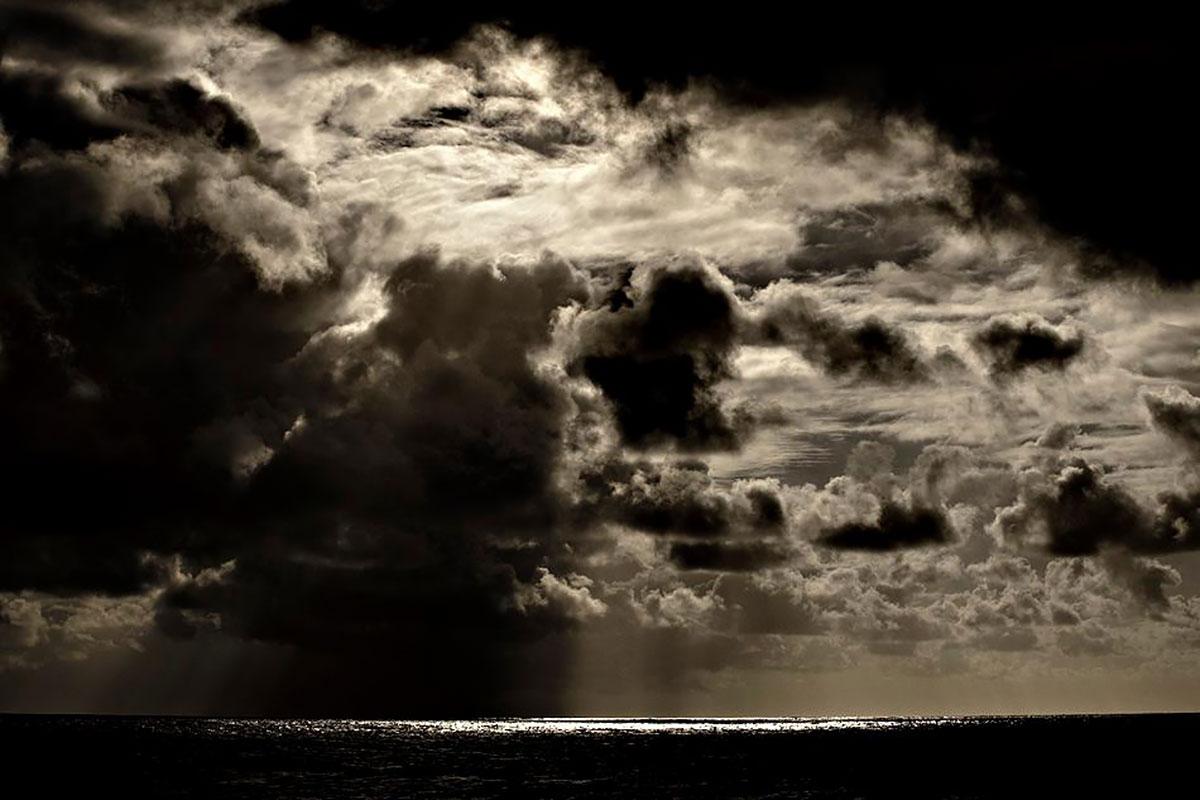 Sergio Ranalli Landscape Photograph - Tropical Storm II, Sunset Atlantic Ocean, Brazil