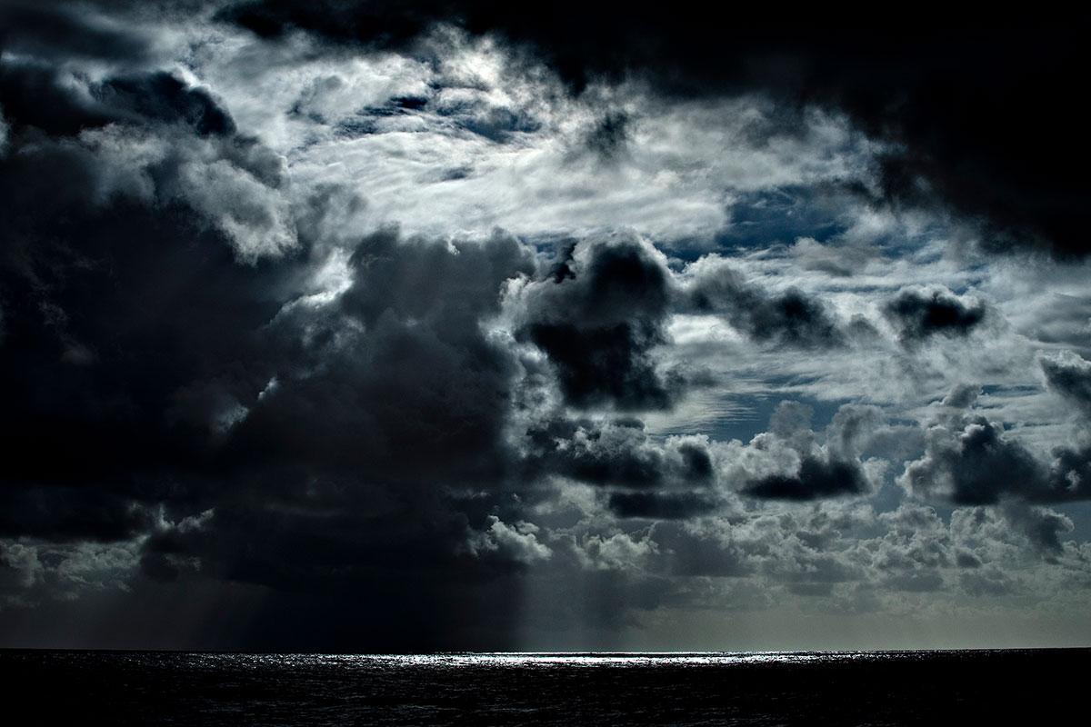 Sergio Ranalli Landscape Photograph - Tropical Storm III, Sunset Atlantic Ocean, Brazil